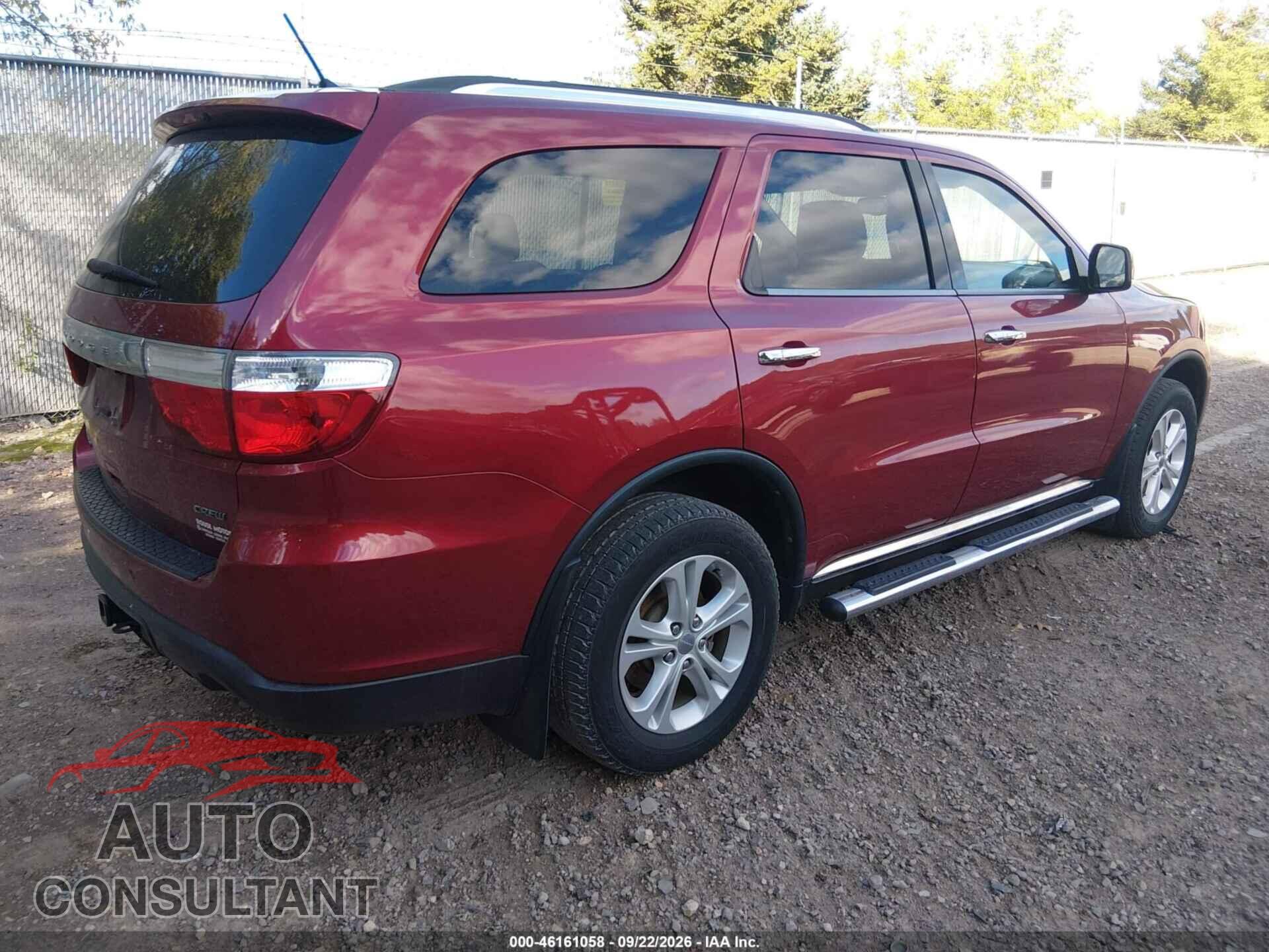 DODGE DURANGO 2013 - 1C4RDJDG1DC604802