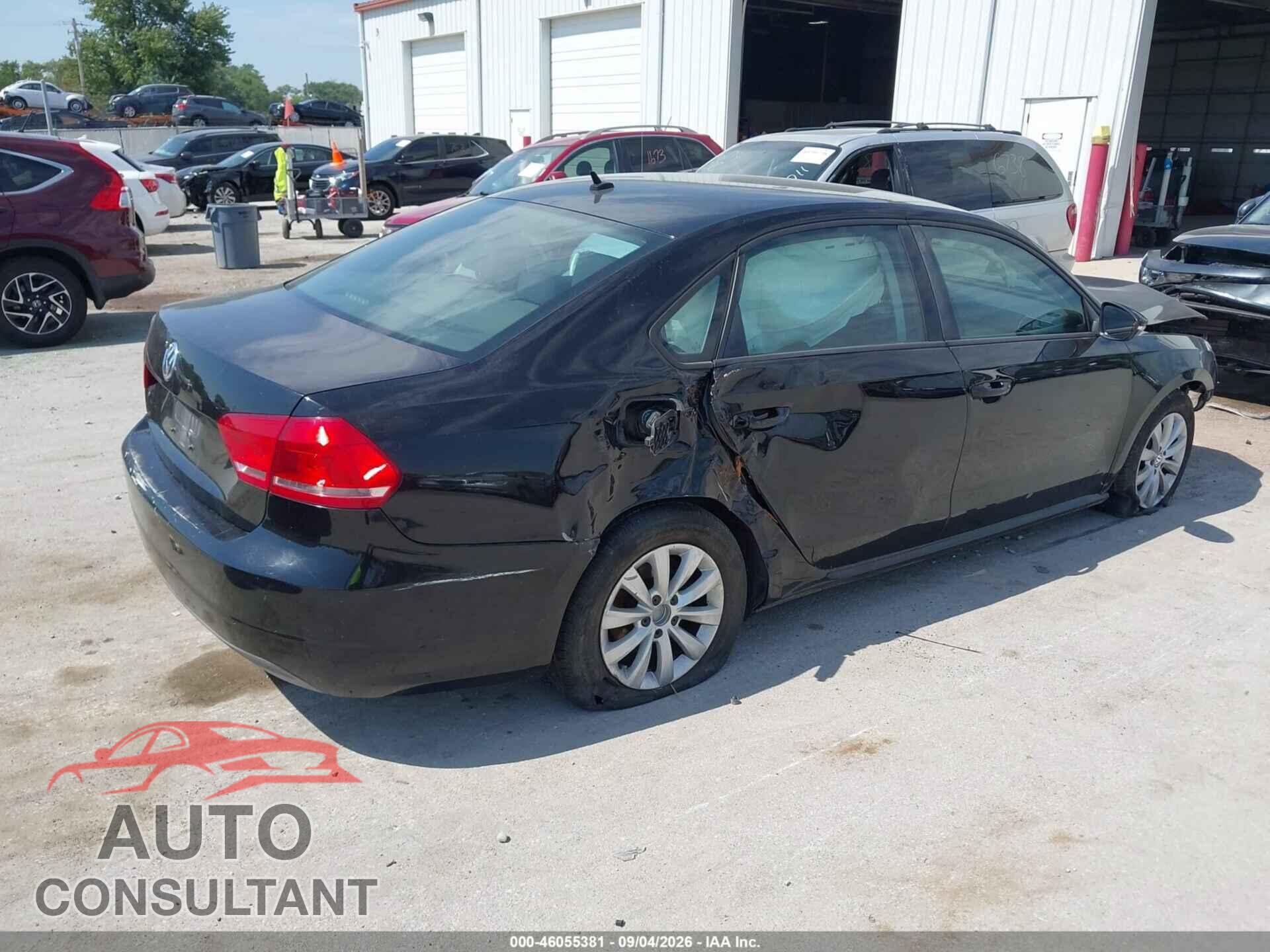 VOLKSWAGEN PASSAT 2012 - 1VWAP7A30CC053654