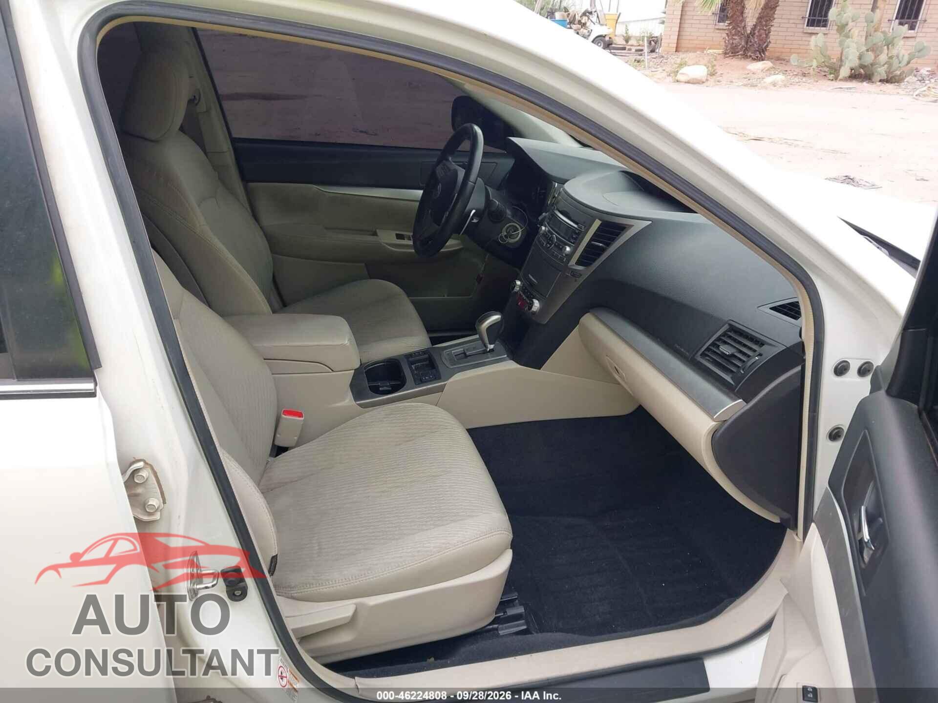 SUBARU OUTBACK 2010 - 4S4BRBCC0A3355133