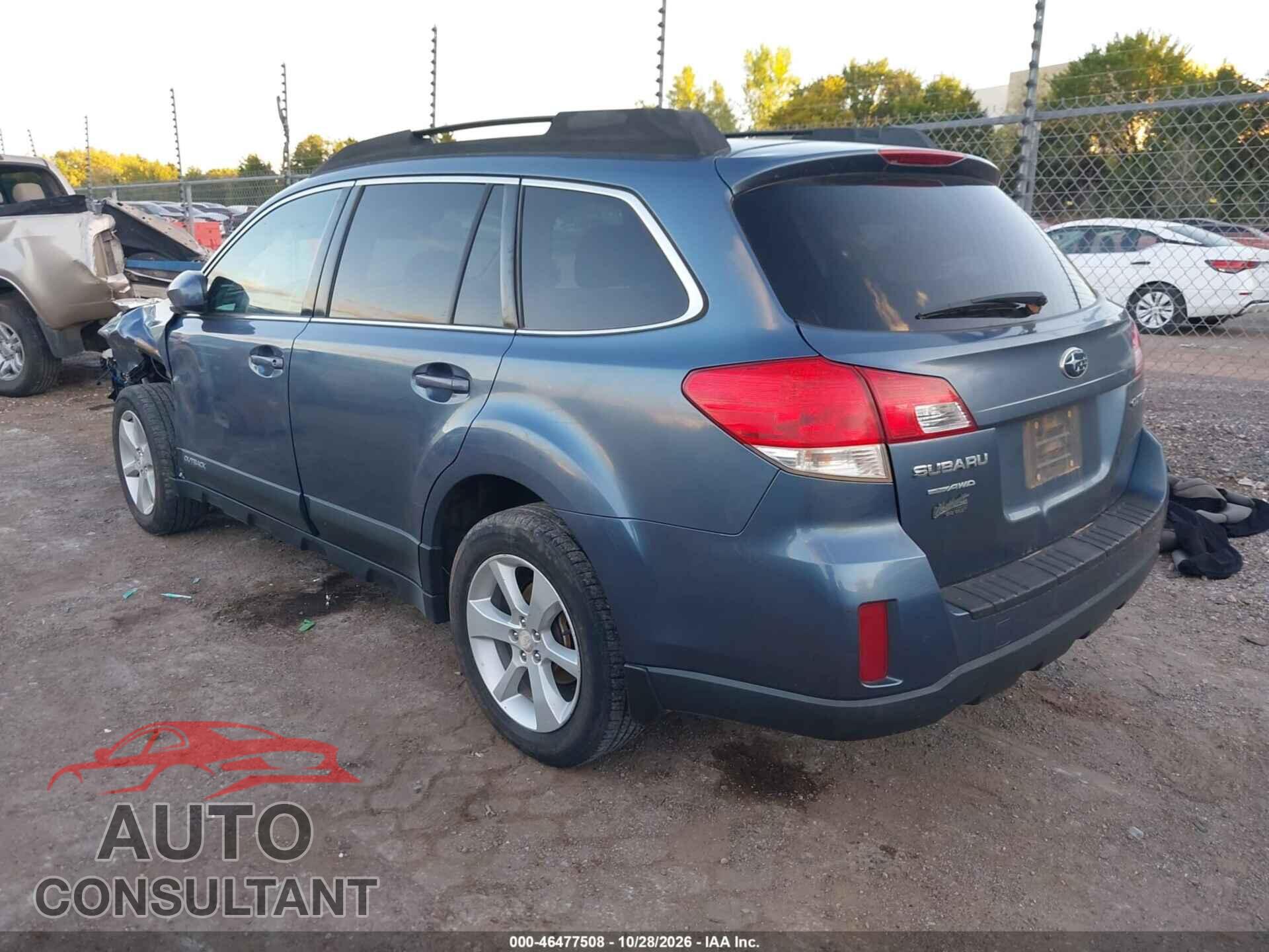 SUBARU OUTBACK 2013 - 4S4BRCCC3D3313372