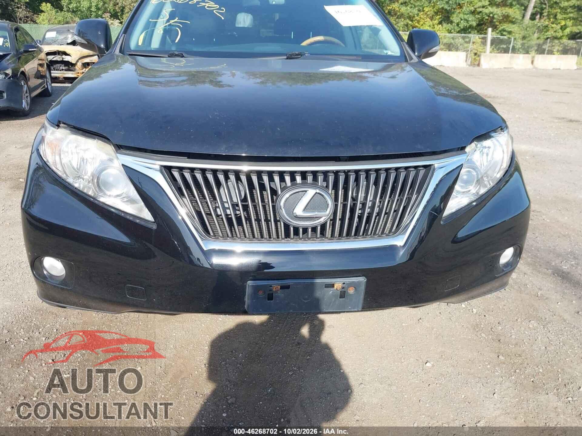 LEXUS RX 350 2011 - 2T2BK1BA5BC093939