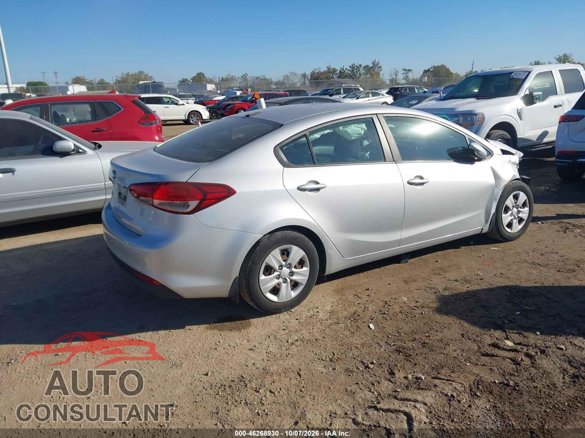 KIA FORTE 2017 - 3KPFL4A72HE066024