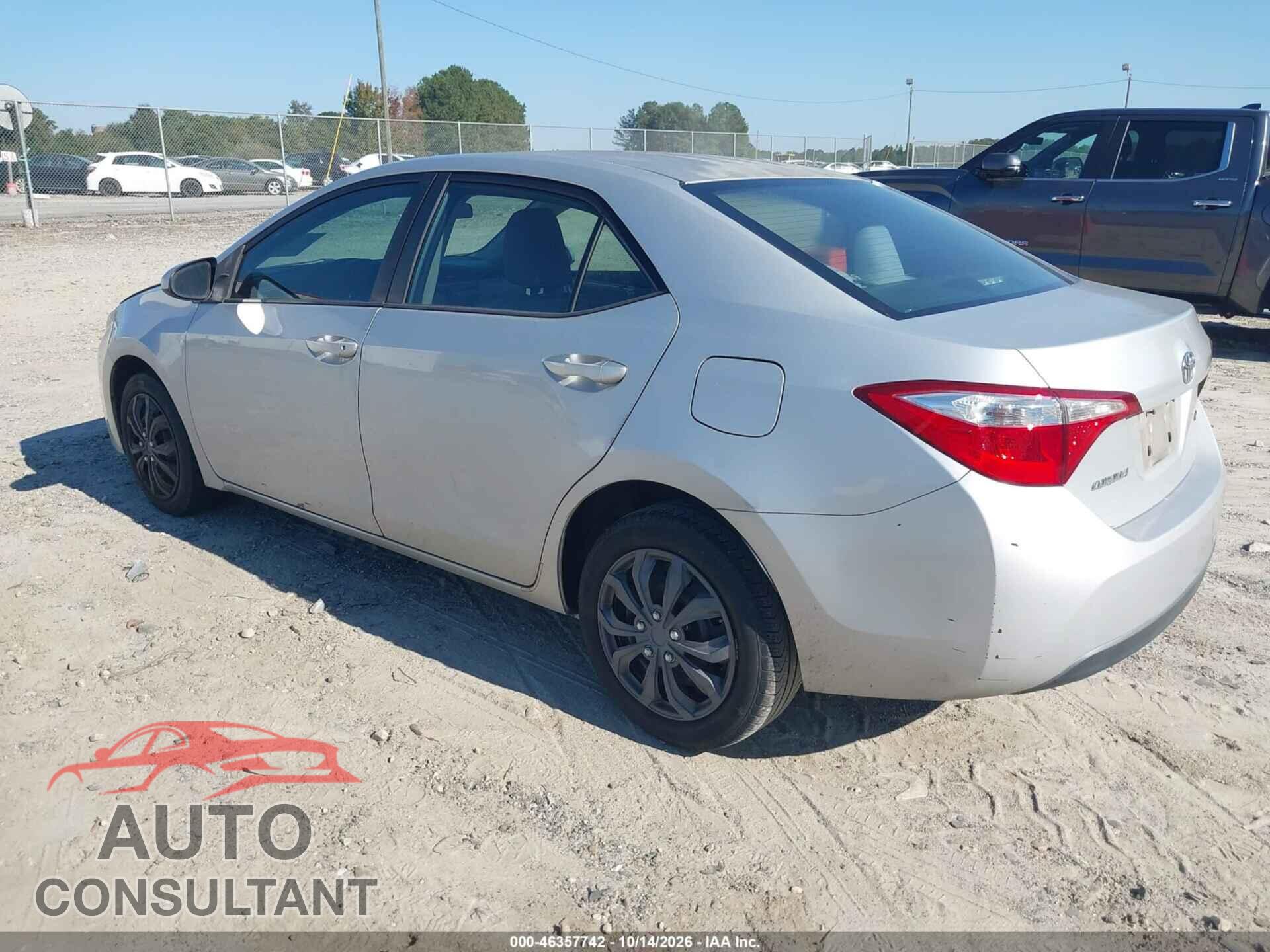 TOYOTA COROLLA 2014 - 2T1BURHE9EC004210