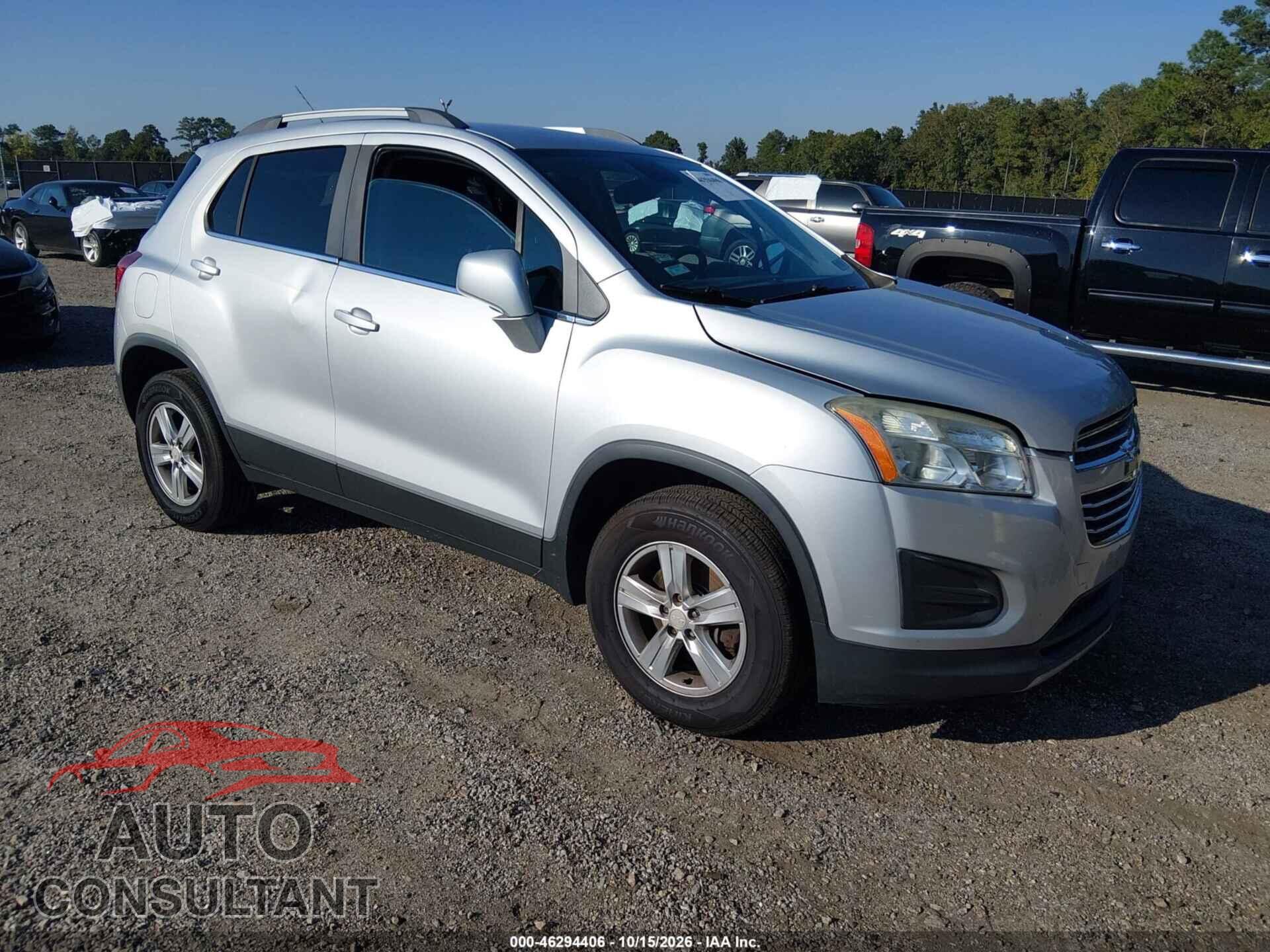 CHEVROLET TRAX 2016 - 3GNCJPSB3GL146396
