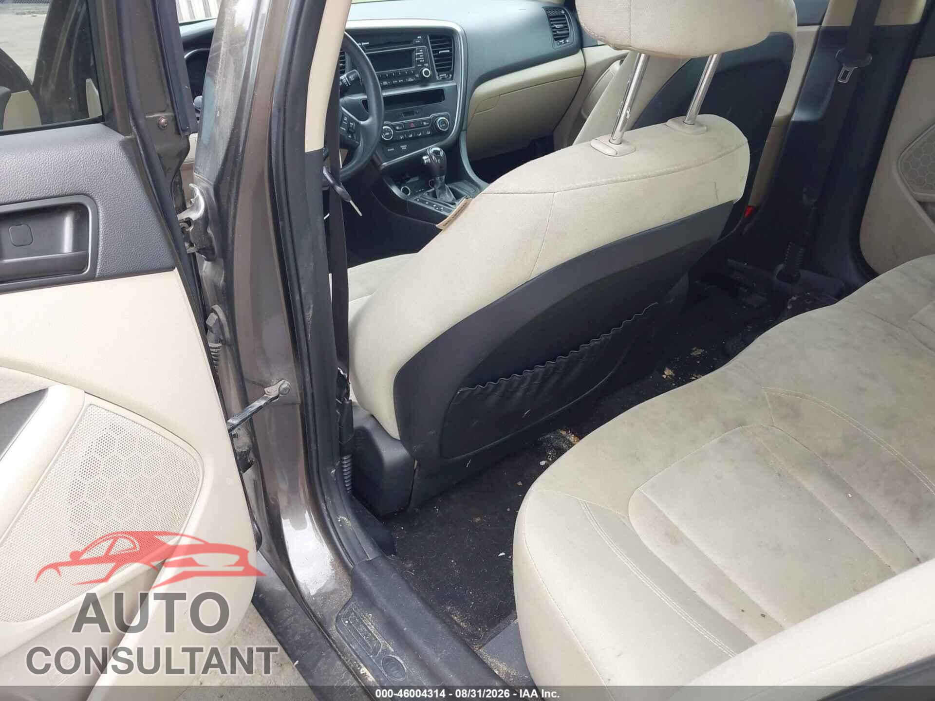 KIA OPTIMA 2011 - KNAGM4A75B5120224