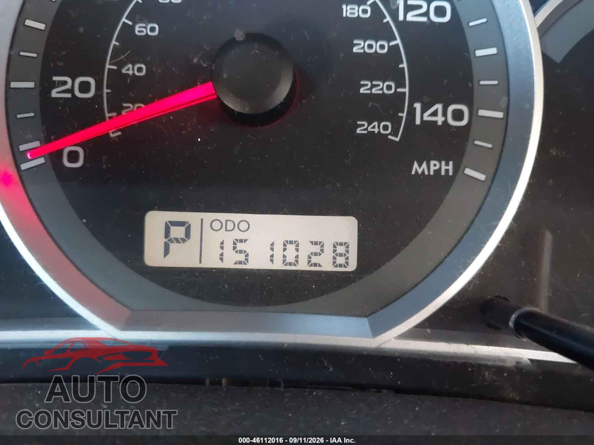 SUBARU IMPREZA 2011 - JF1GH6B68BH809235