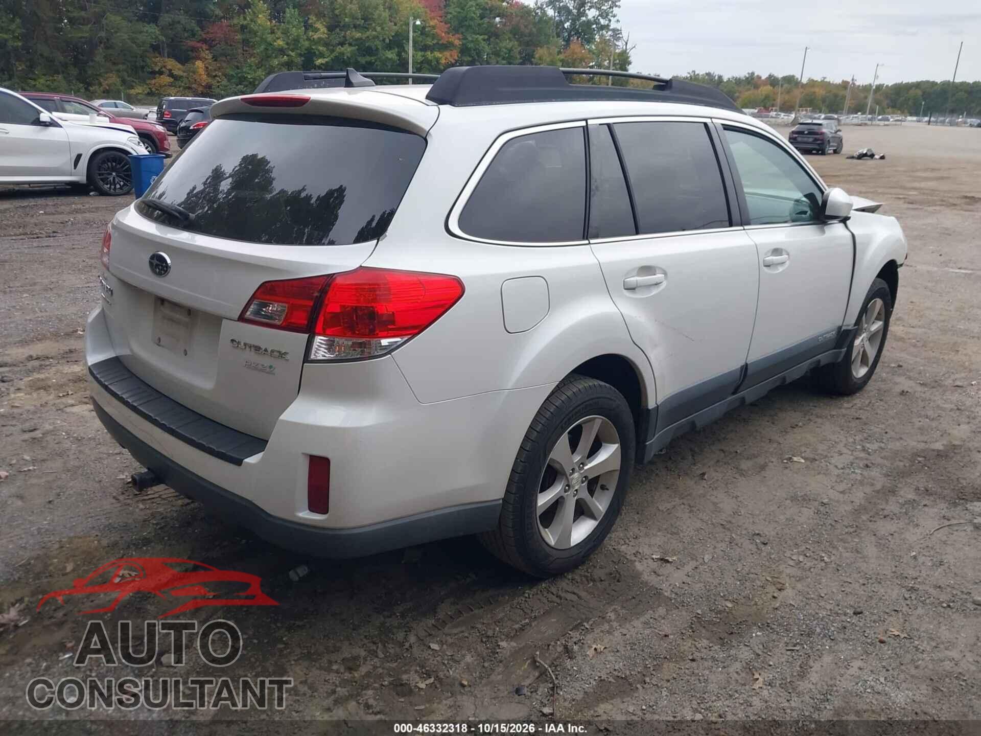 SUBARU OUTBACK 2014 - 4S4BRBLC4E3255624