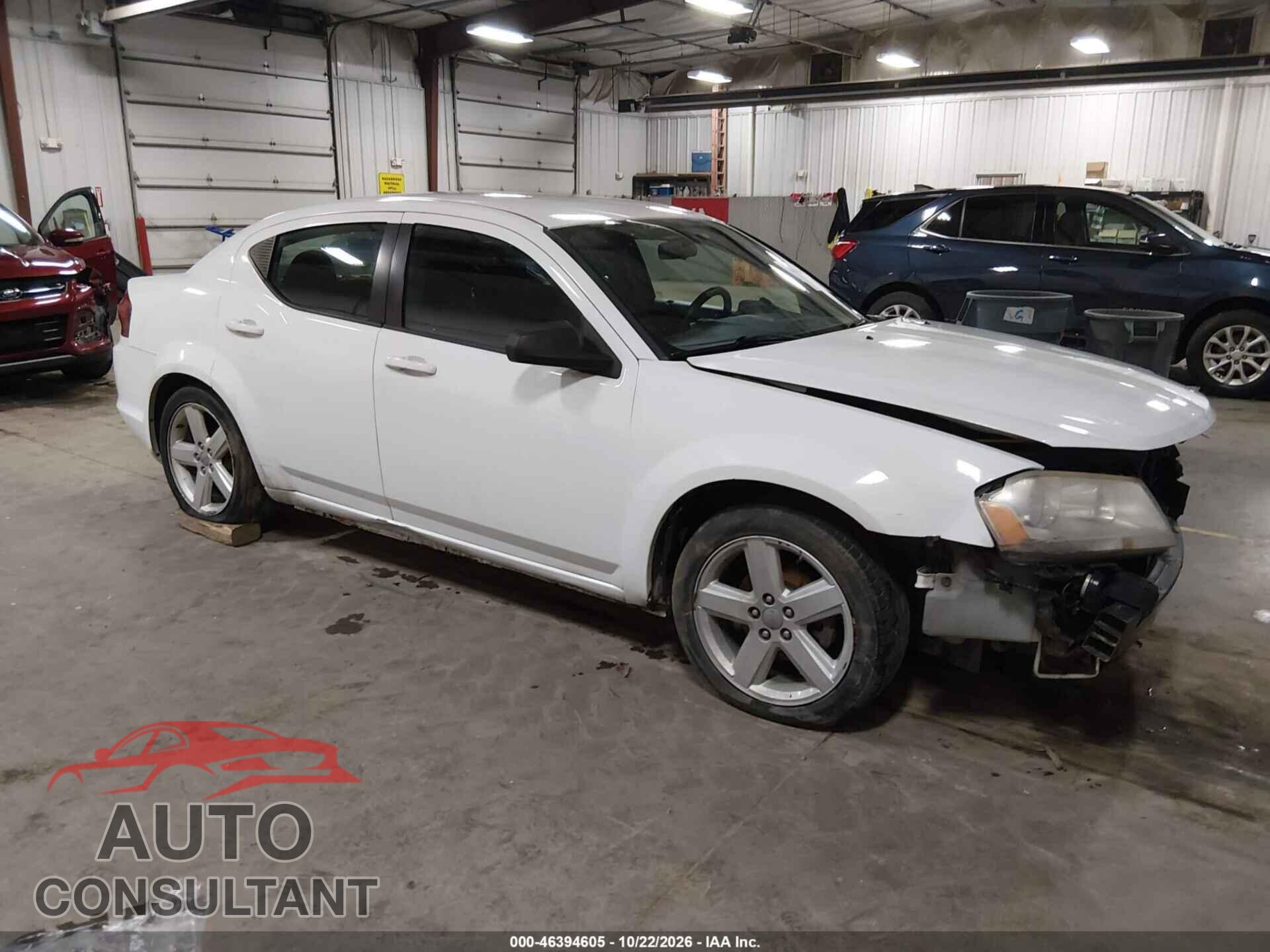 DODGE AVENGER 2013 - 1C3CDZAB7DN649166