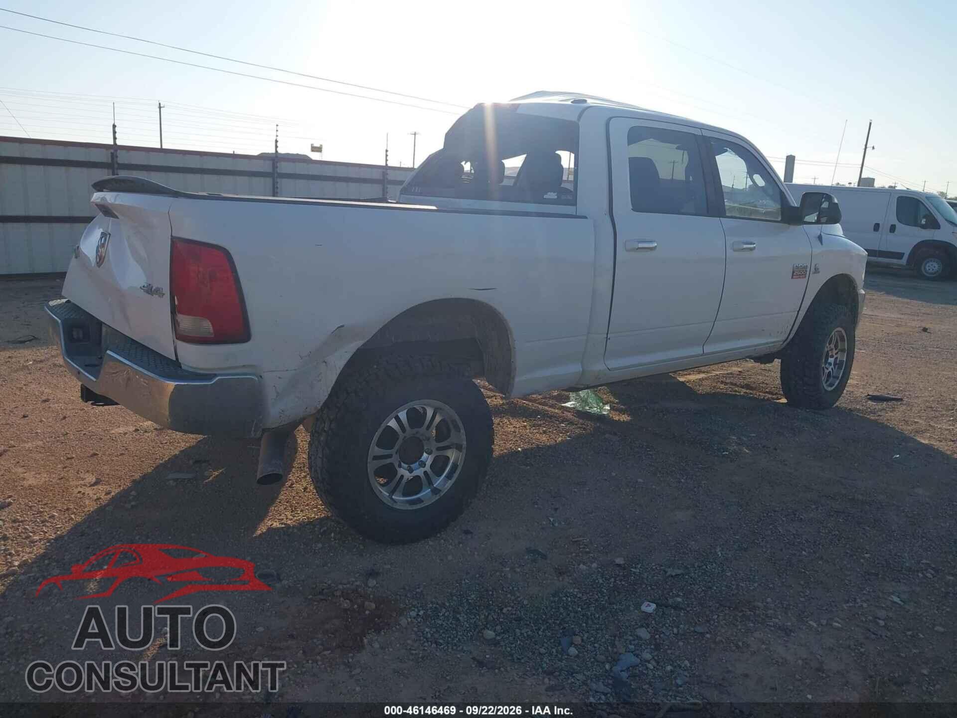 DODGE RAM 2500 2010 - 3D7UT2CL0AG164281