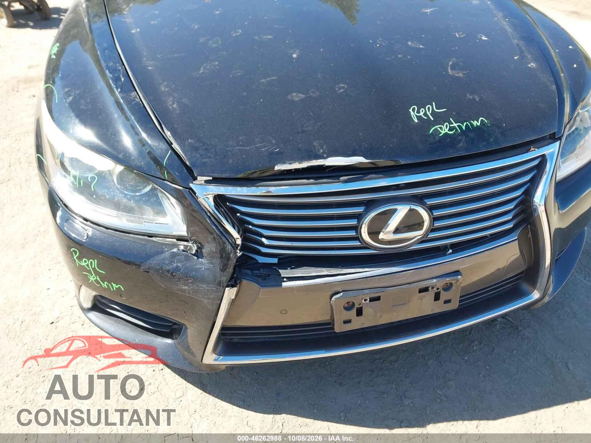 LEXUS LS 460 2013 - JTHCL5EF7D5016735