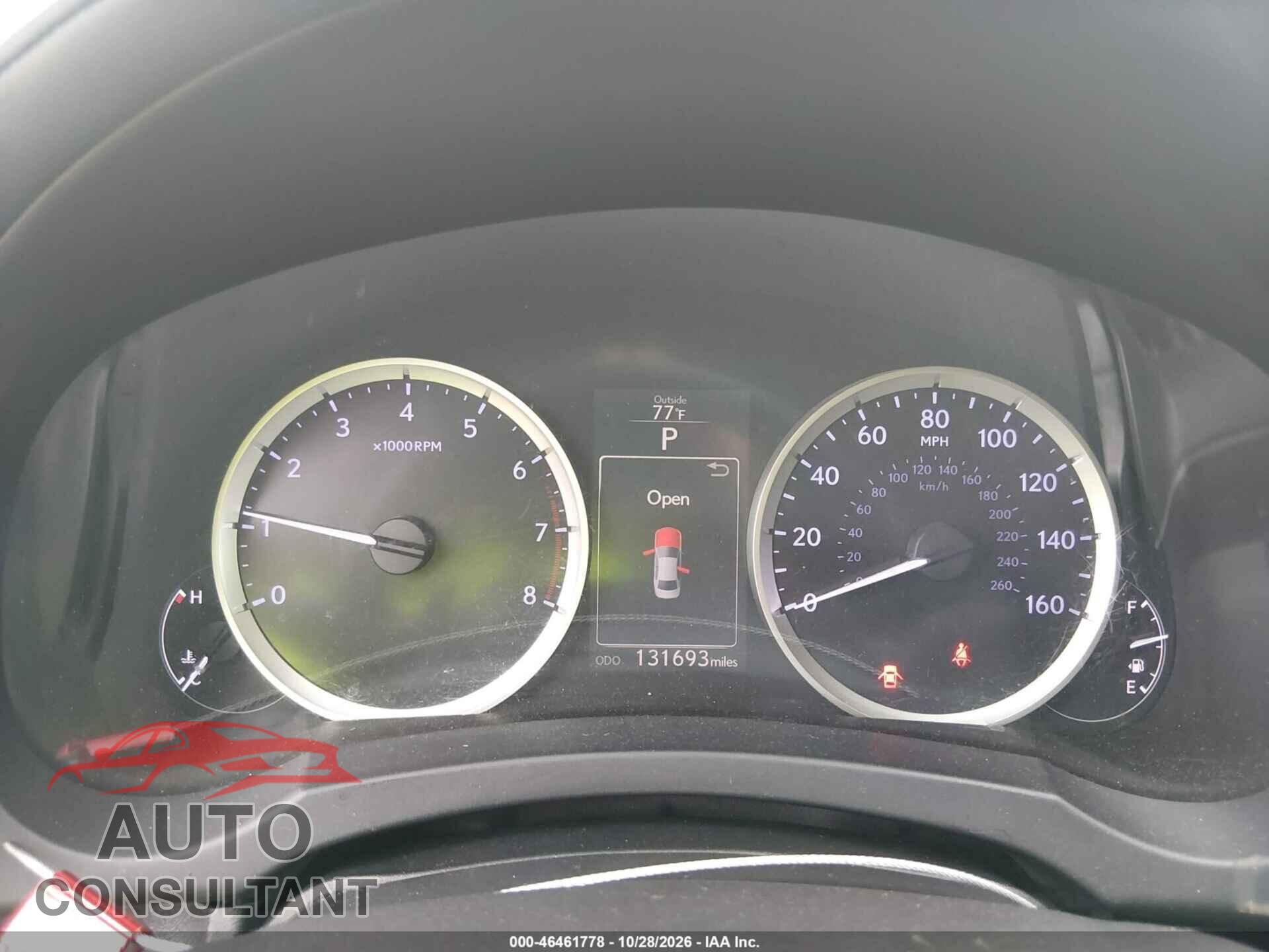 LEXUS IS 250 2015 - JTHCF1D21F5020555