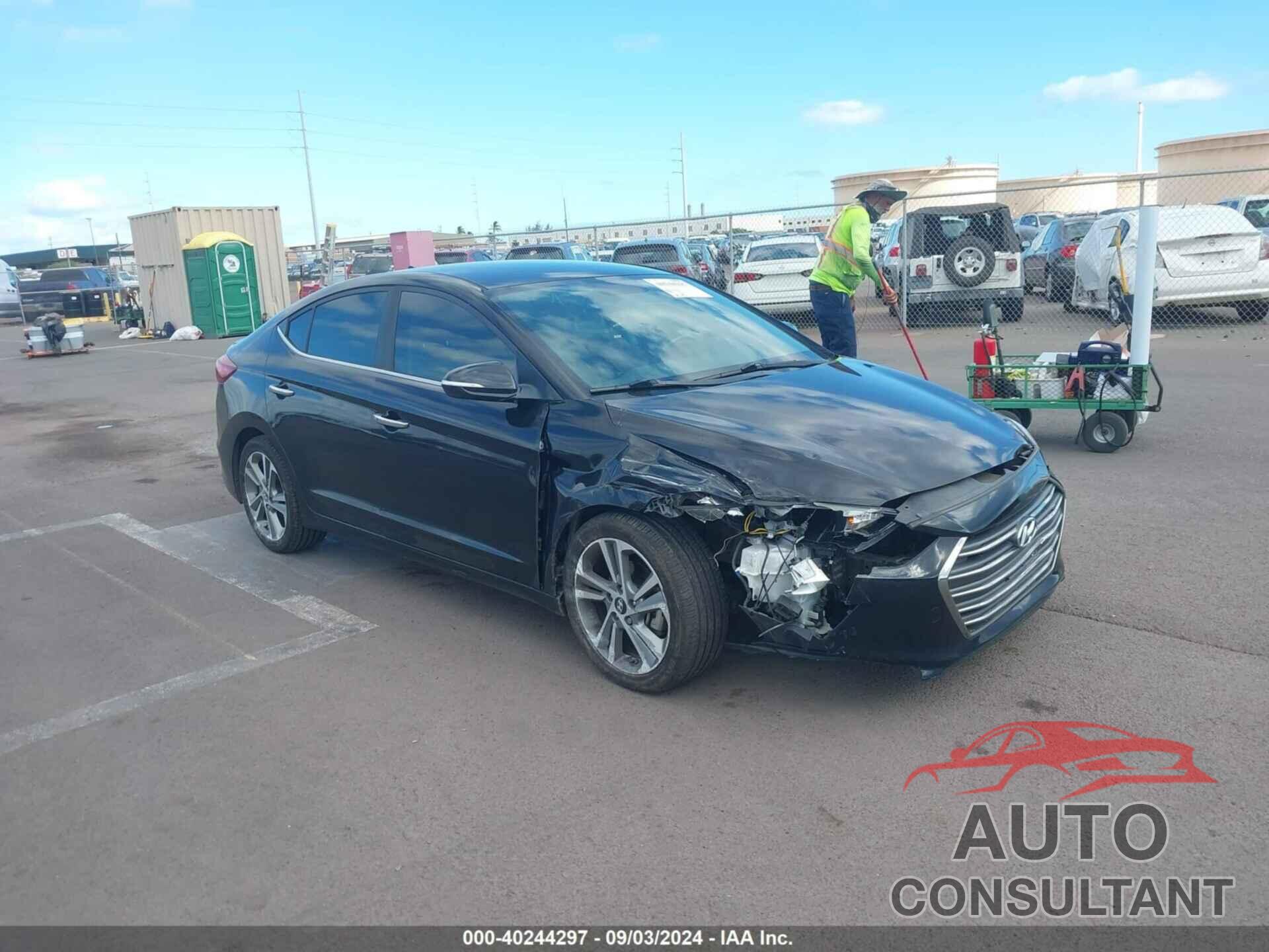 HYUNDAI ELANTRA 2017 - KMHD84LF7HU223993