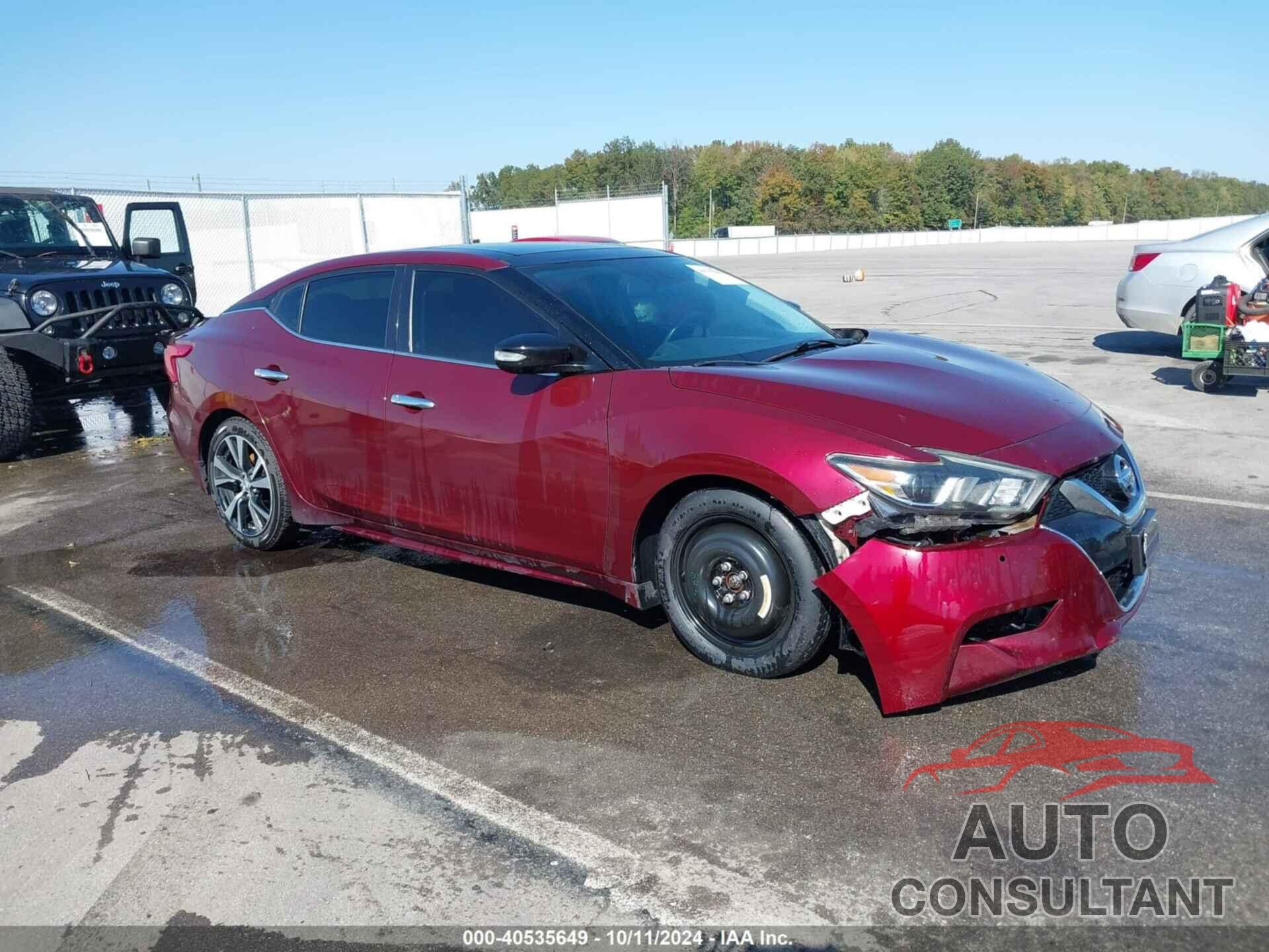 NISSAN MAXIMA 2018 - 1N4AA6AP9JC369655