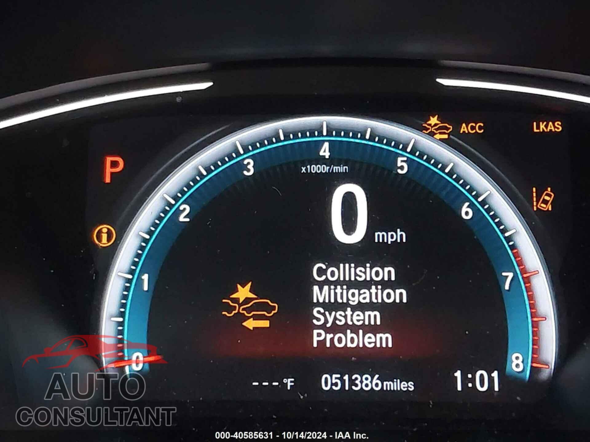HONDA CIVIC 2019 - 2HGFC2F65KH557625