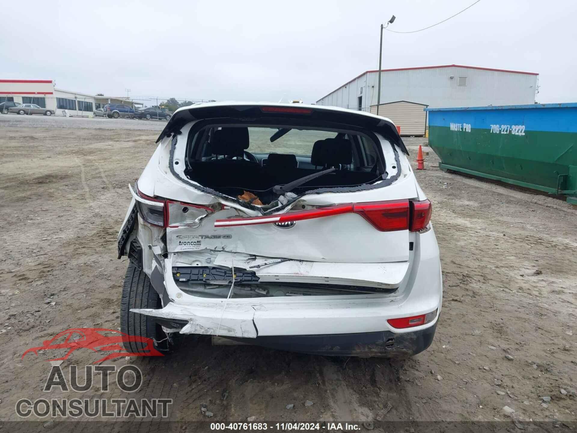 KIA SPORTAGE 2017 - KNDPM3AC8H7102730