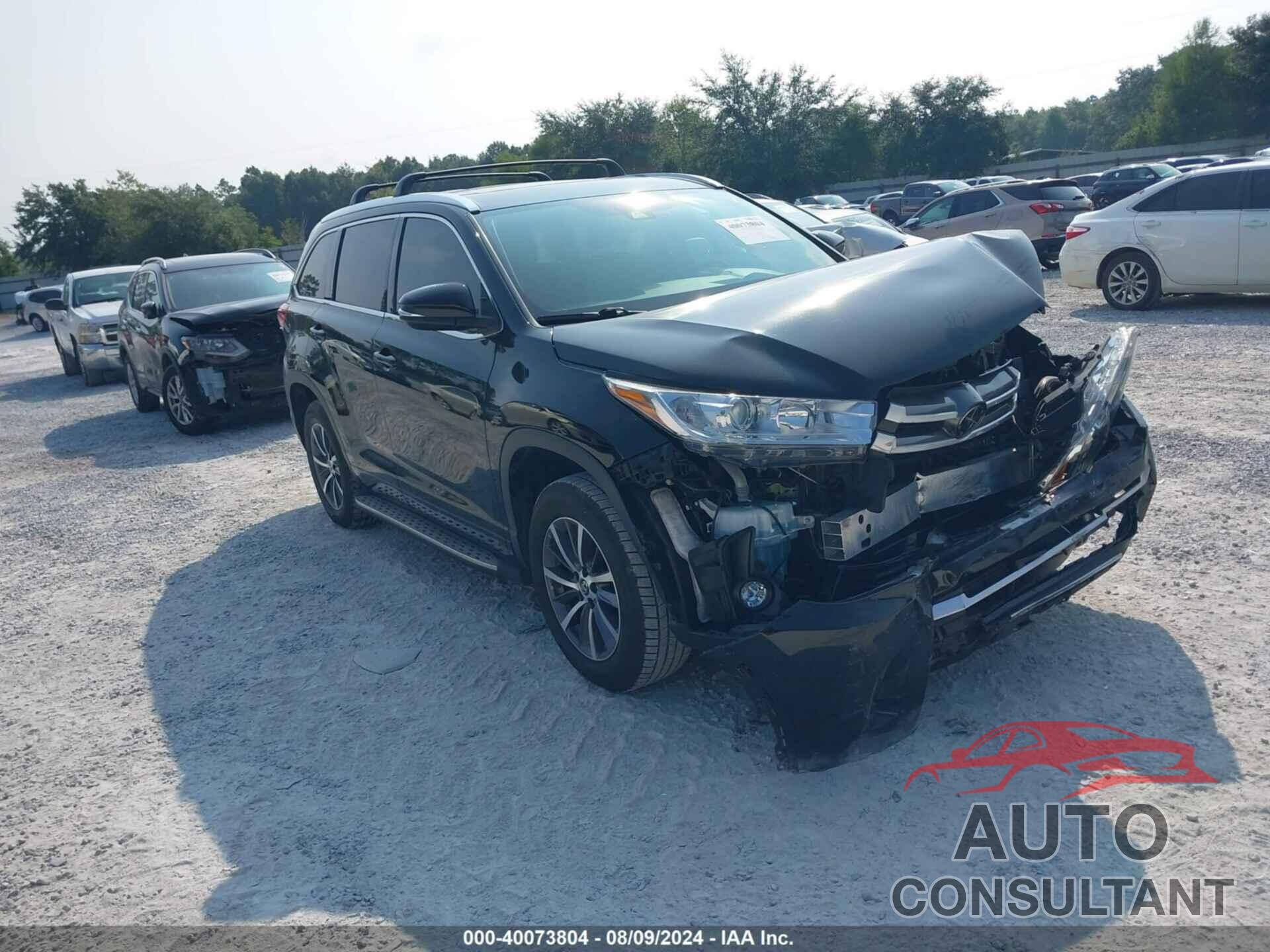 TOYOTA HIGHLANDER 2017 - 5TDKZRFH2HS519558