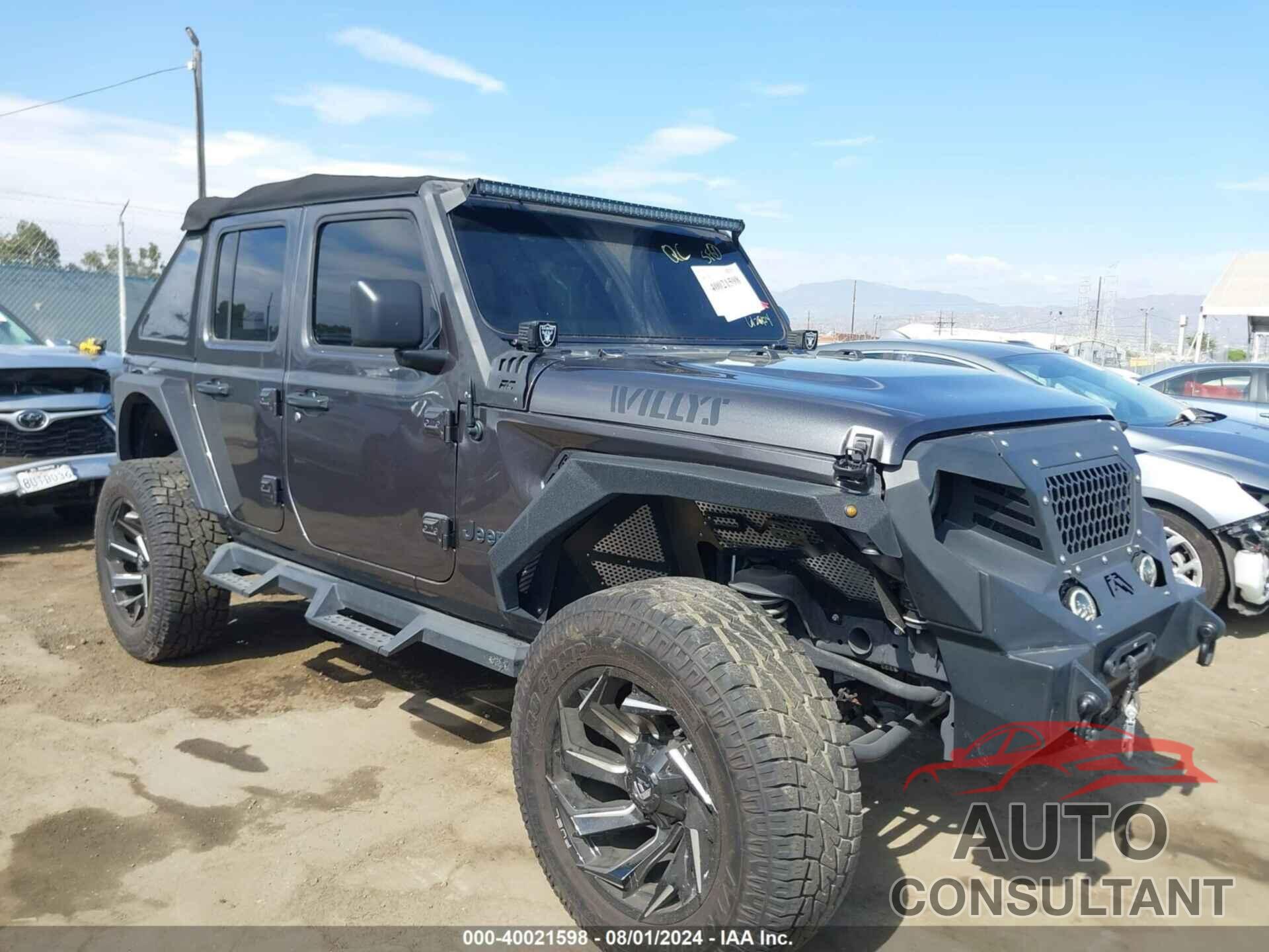 JEEP WRANGLER UNLIMITED 2022 - 1C4HJXDN6NW141660