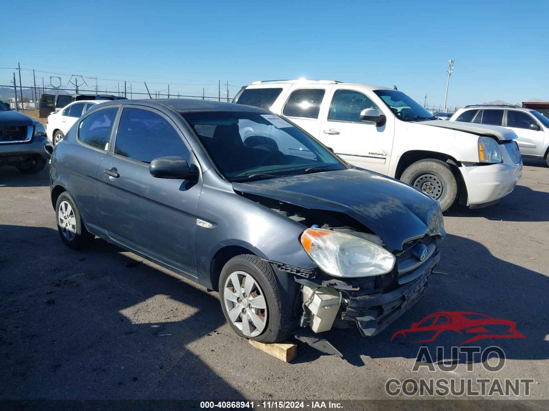 HYUNDAI ACCENT 2011 - KMHCM3AC9BU186673