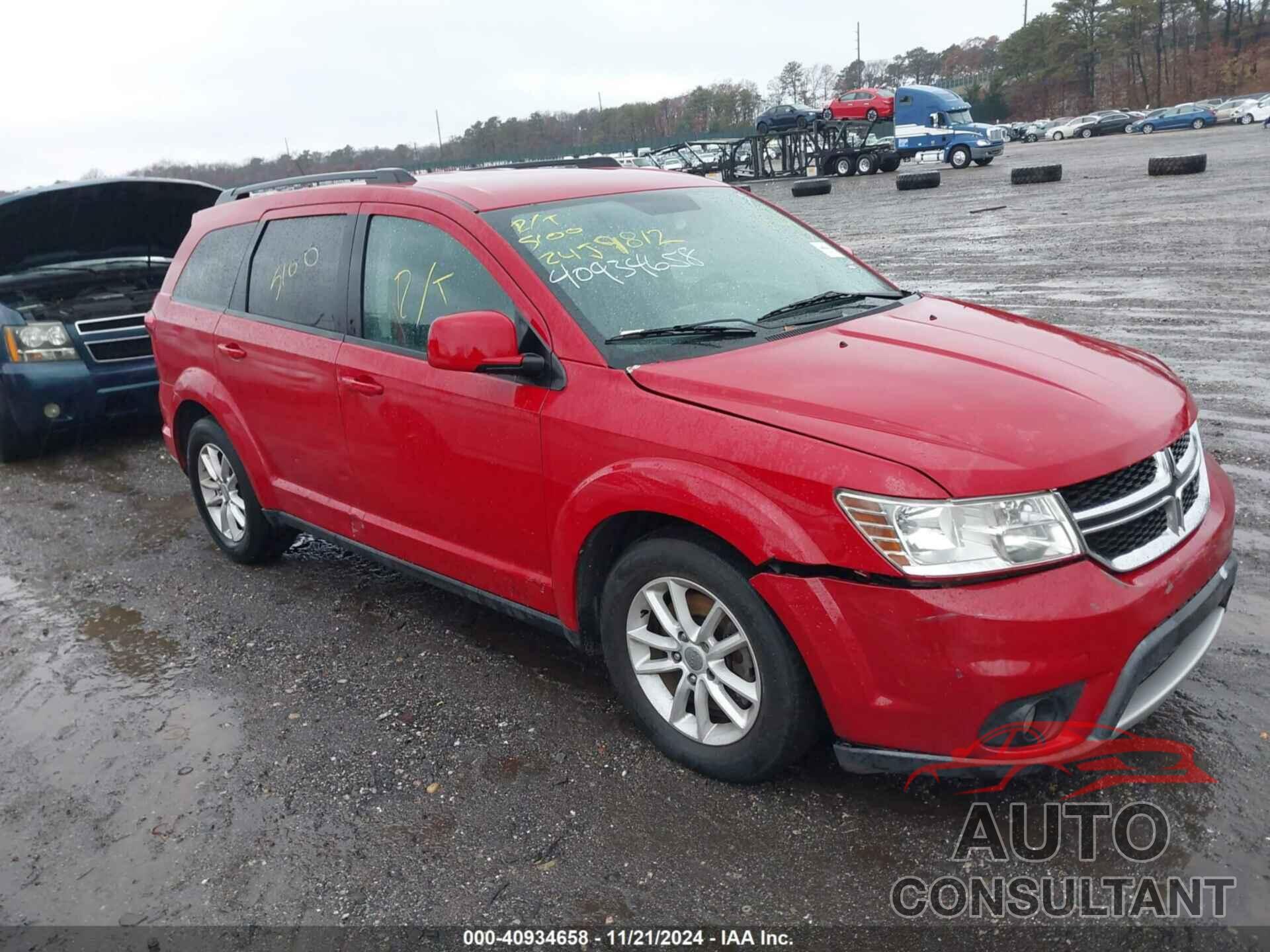 DODGE JOURNEY 2013 - 3C4PDDBG9DT518542