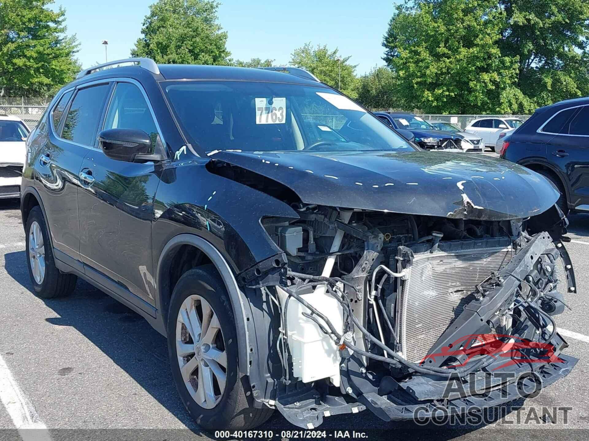 NISSAN ROGUE 2016 - KNMAT2MV0GP718078