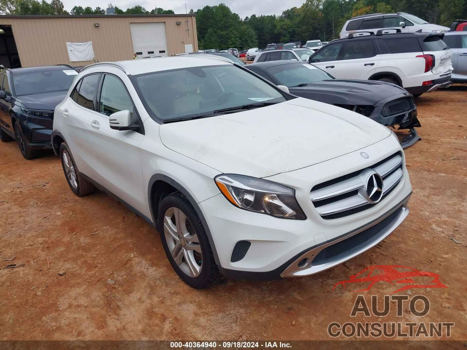 MERCEDES-BENZ GLA 250 2016 - WDCTG4EB2GJ267679