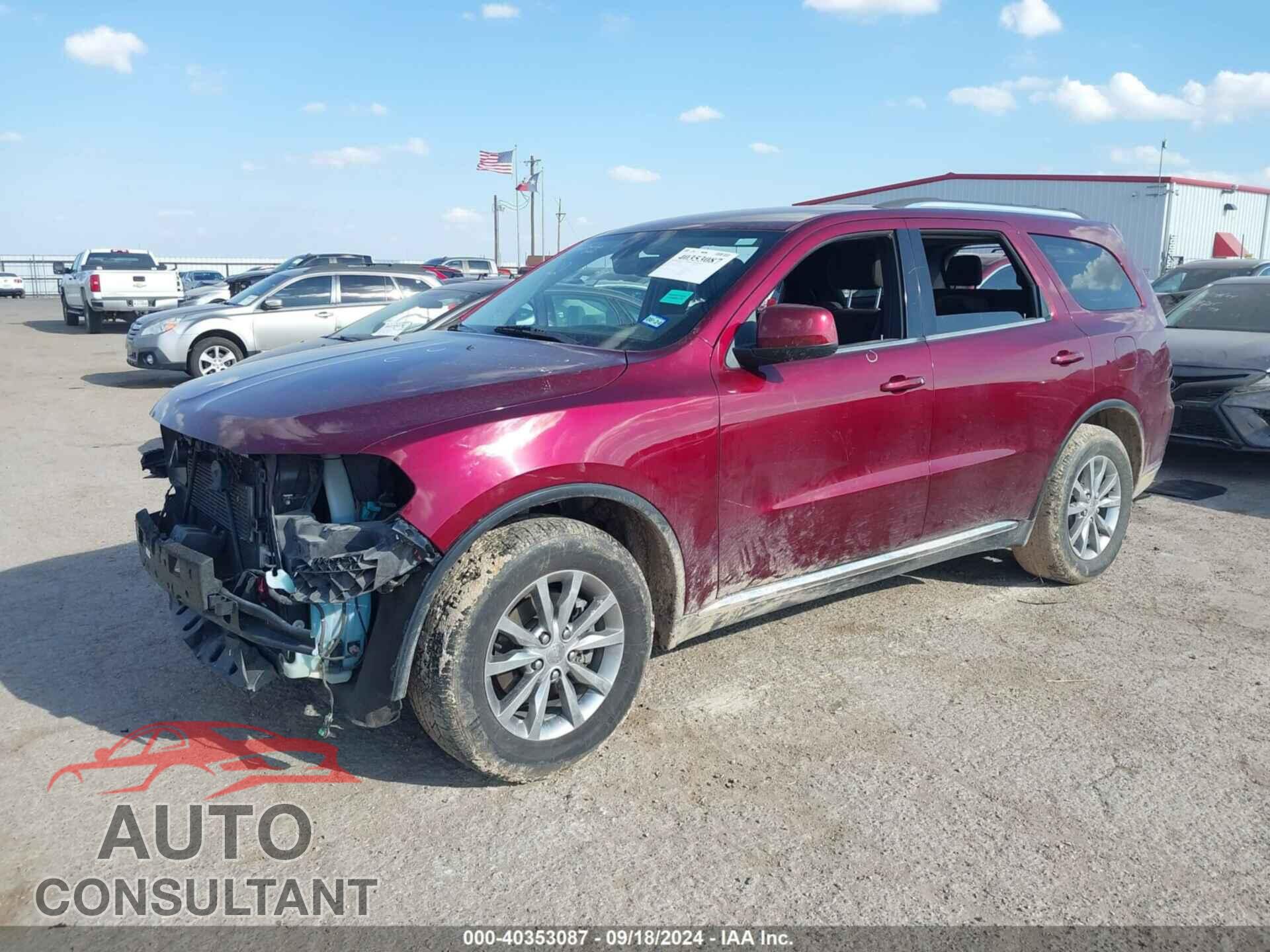 DODGE DURANGO 2017 - 1C4RDHAG0HC944722