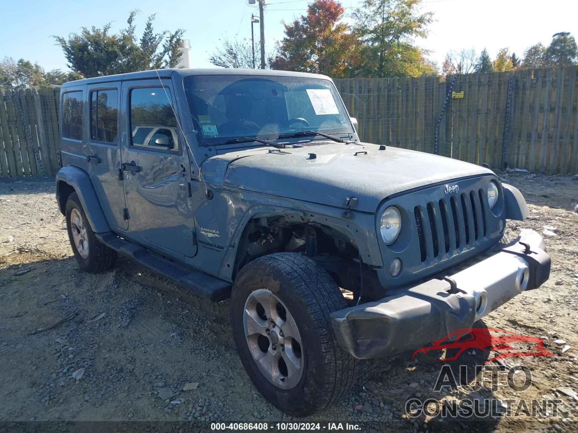 JEEP WRANGLER UNLIMITED 2015 - 1C4HJWEG7FL622952