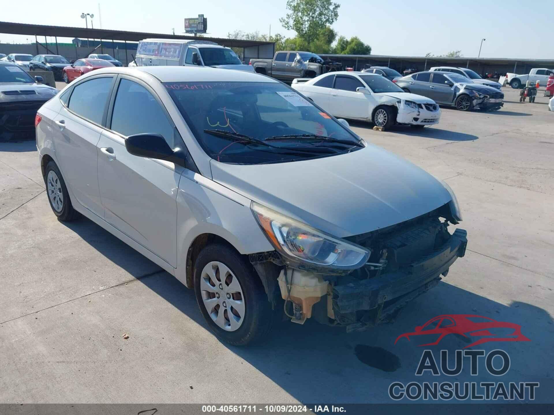 HYUNDAI ACCENT 2016 - KMHCT4AE6GU046694