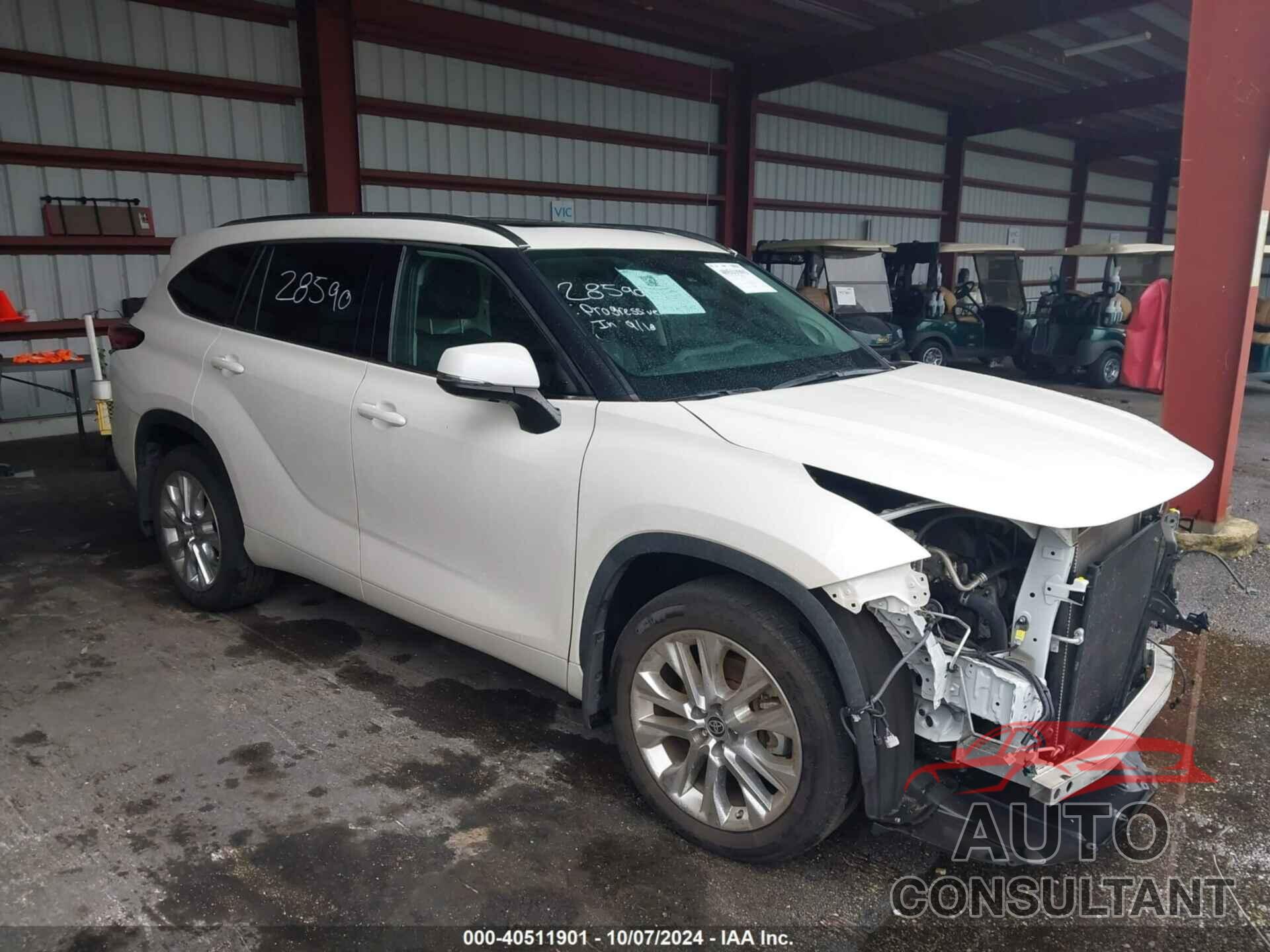 TOYOTA HIGHLANDER 2020 - 5TDDZRBH6LS026988