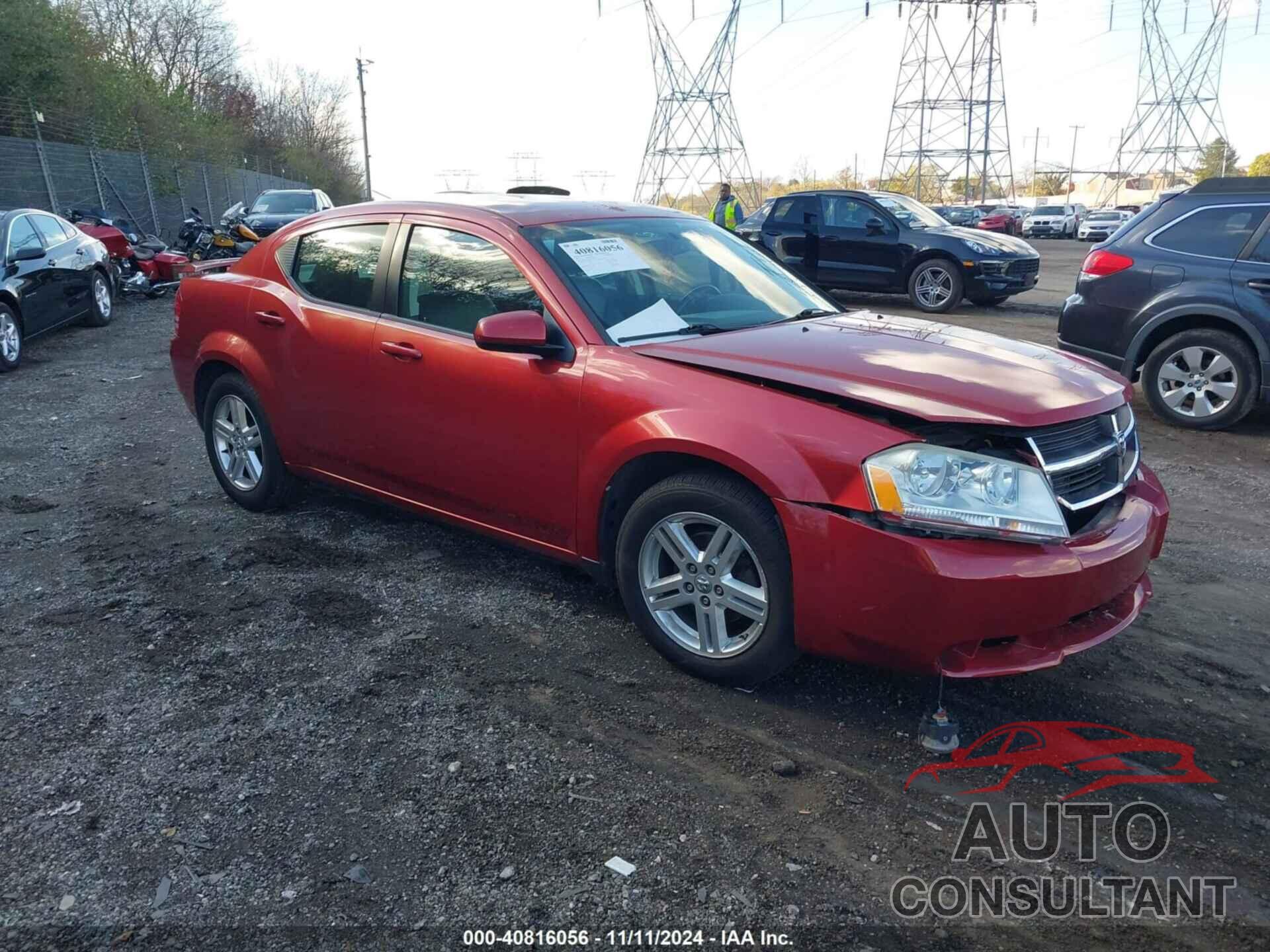 DODGE AVENGER 2010 - 1B3CC5FB2AN164799