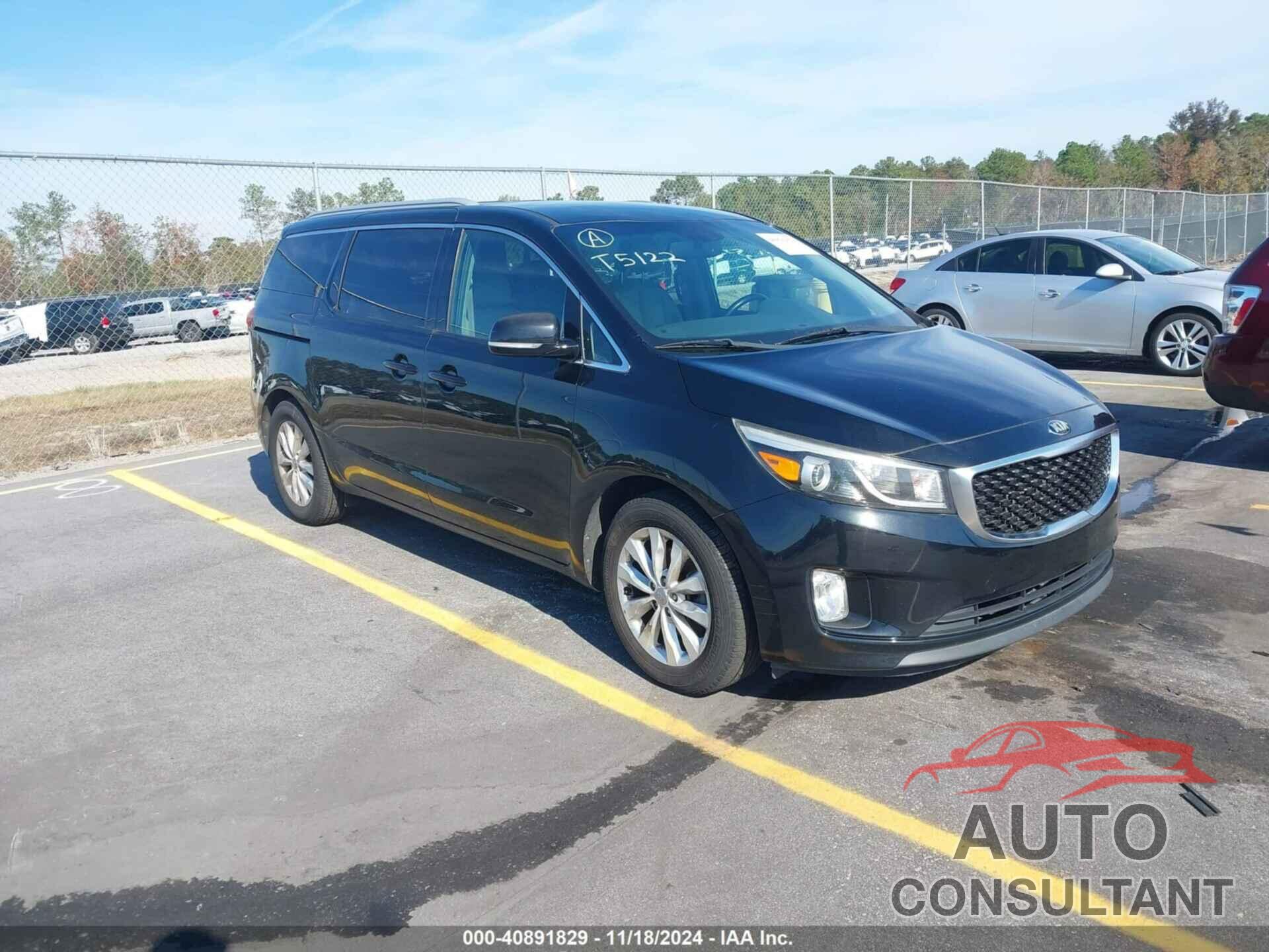 KIA SEDONA 2015 - KNDMC5C10F6047710