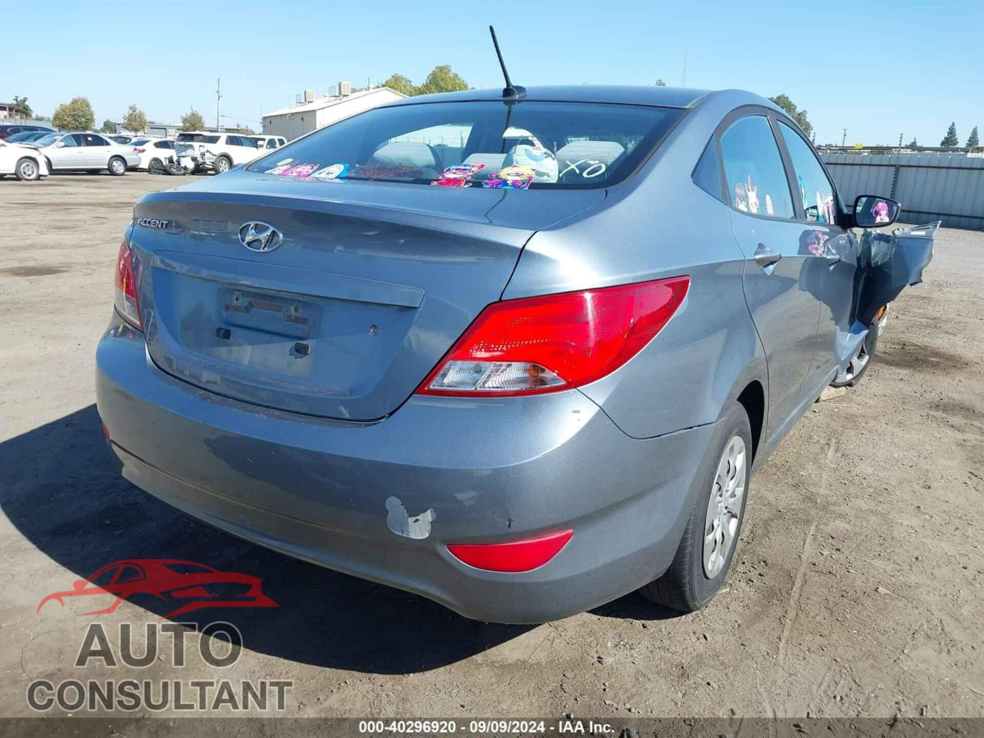HYUNDAI ACCENT 2017 - KMHCT4AE9HU360888