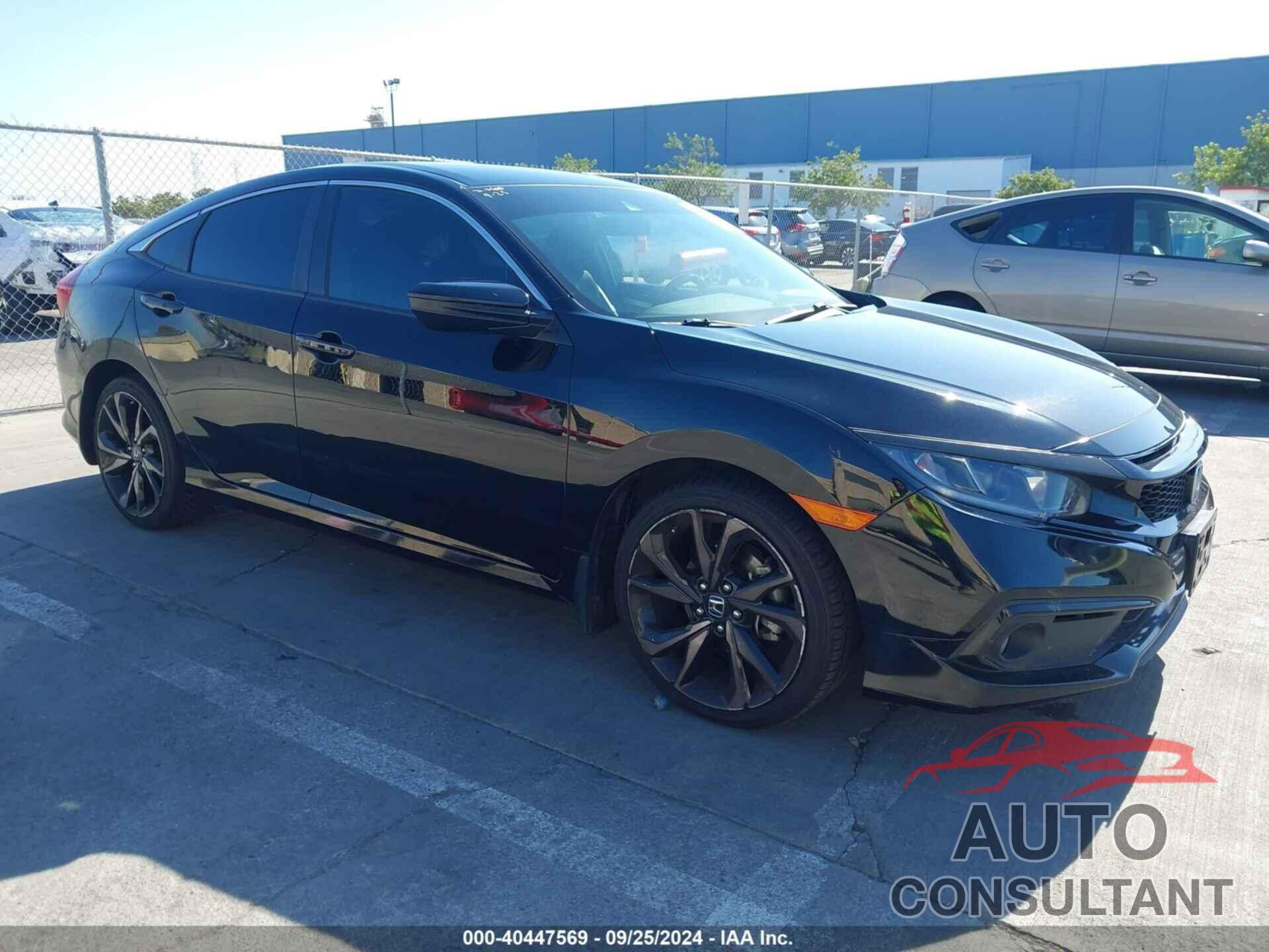 HONDA CIVIC 2020 - 19XFC2F88LE207287