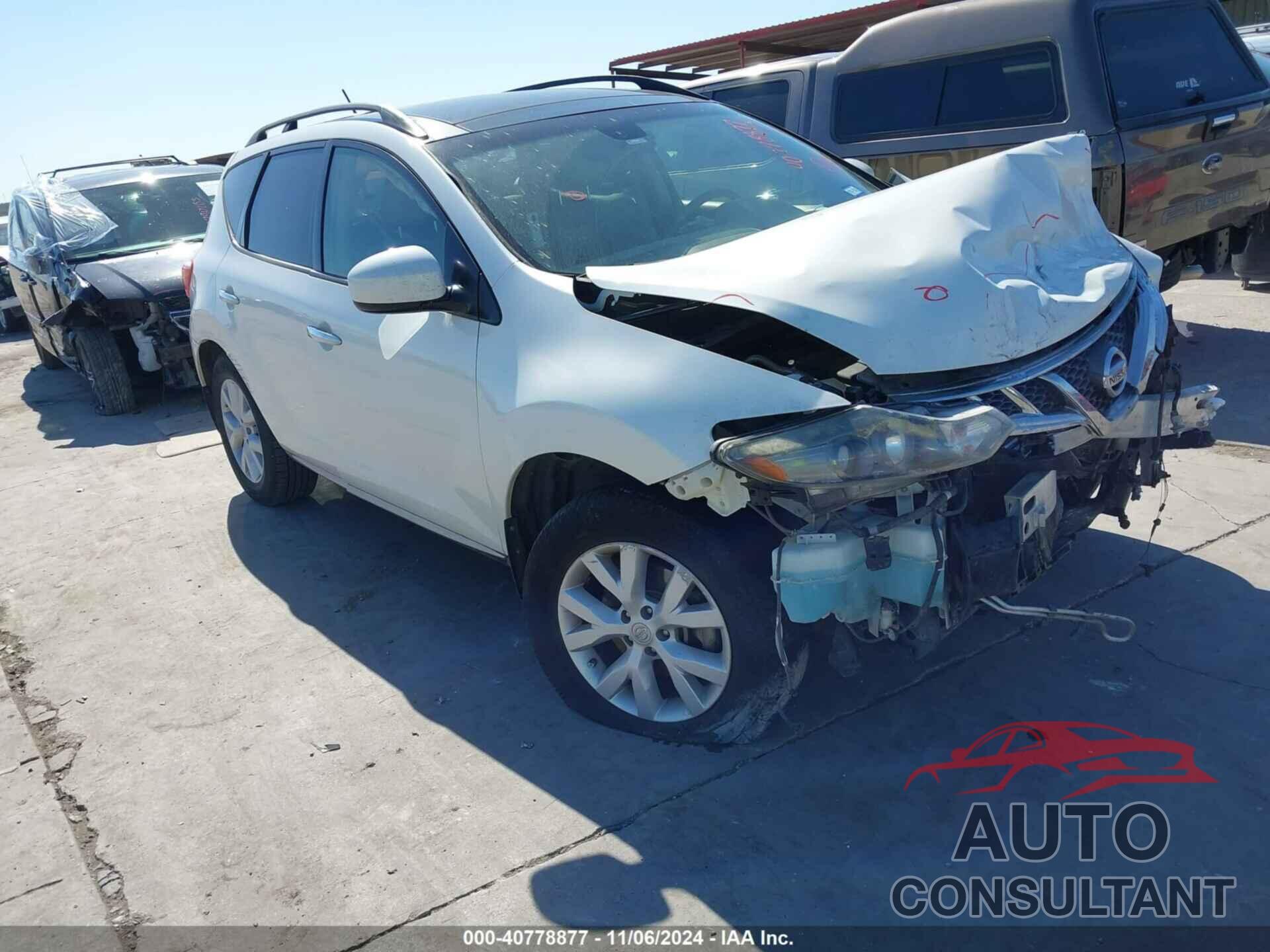 NISSAN MURANO 2012 - JN8AZ1MU9CW116266