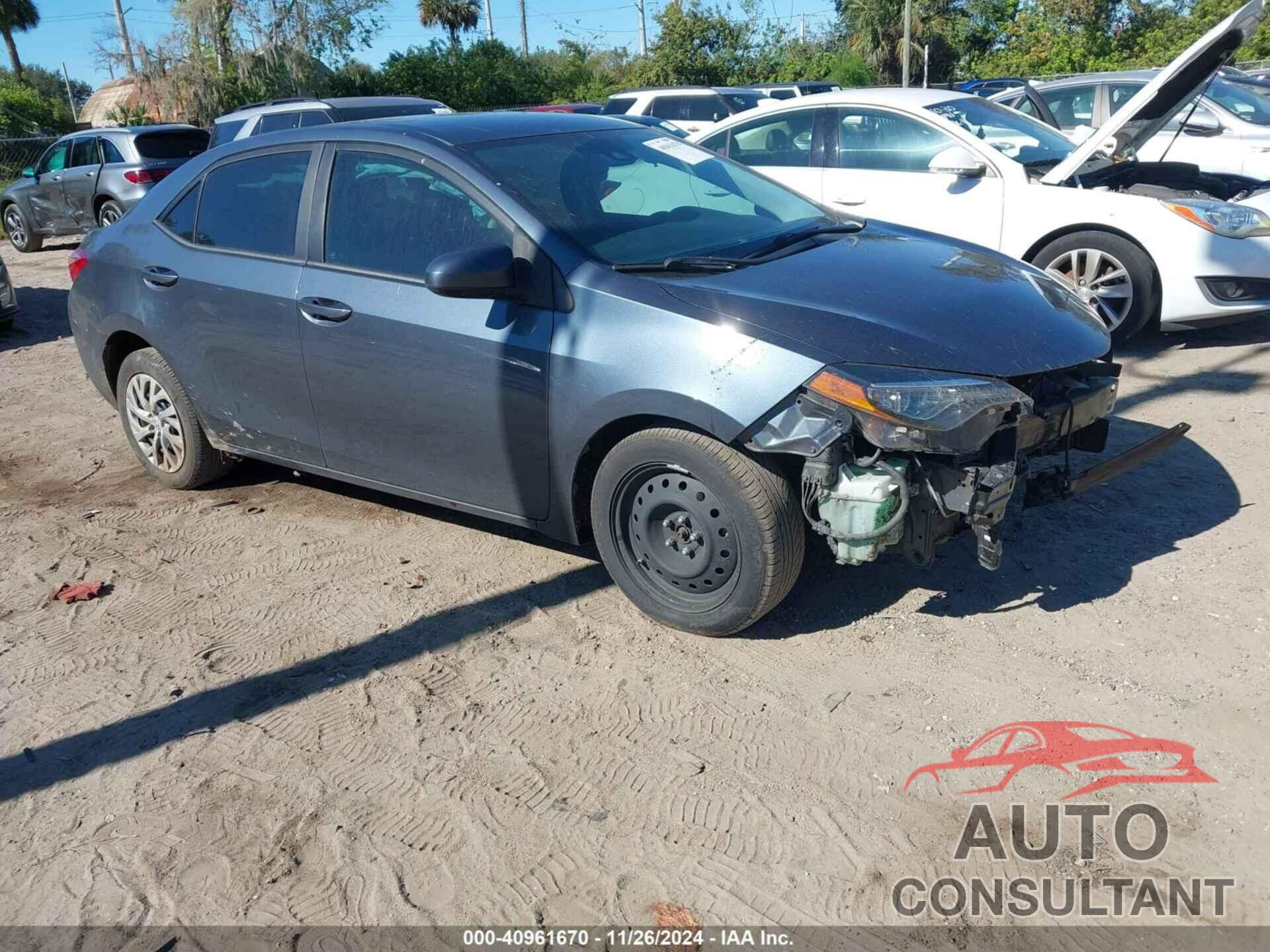 TOYOTA COROLLA 2019 - 2T1BURHE8KC175669