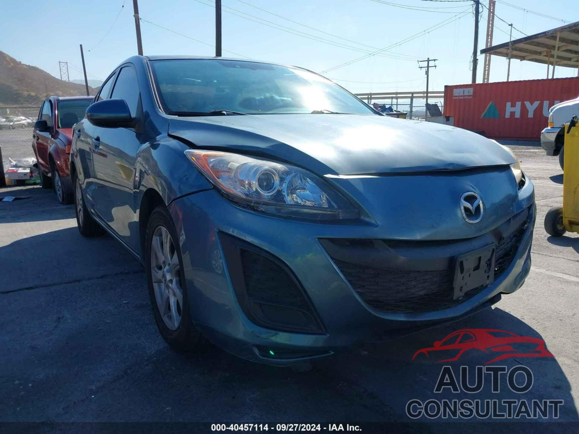 MAZDA MAZDA3 2011 - JM1BL1VG2B1390043