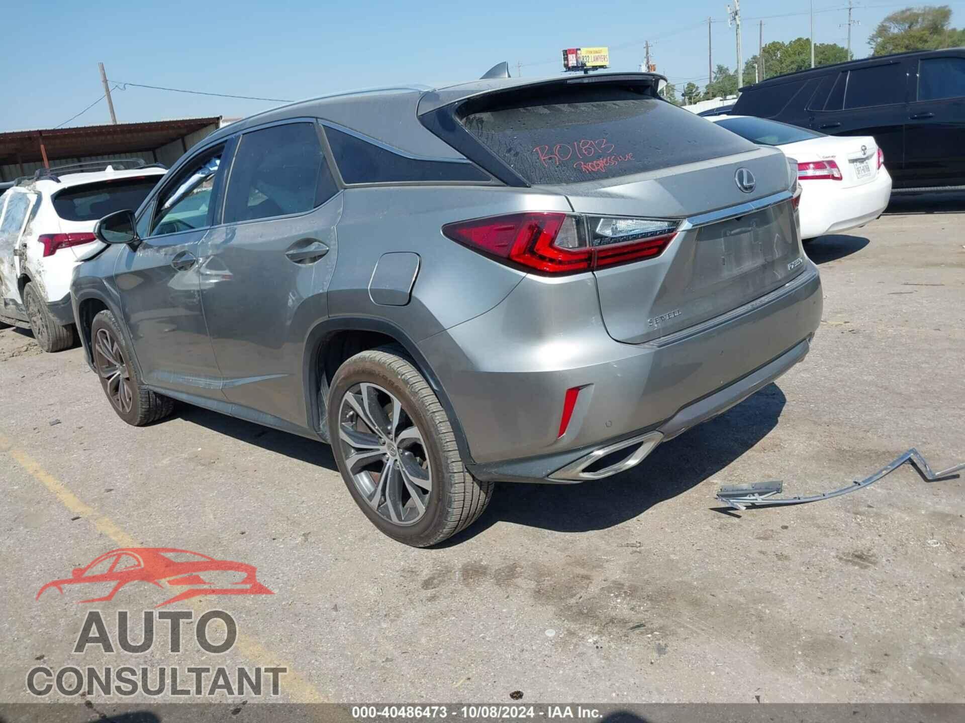 LEXUS RX 2017 - 2T2ZZMCA3HC060327
