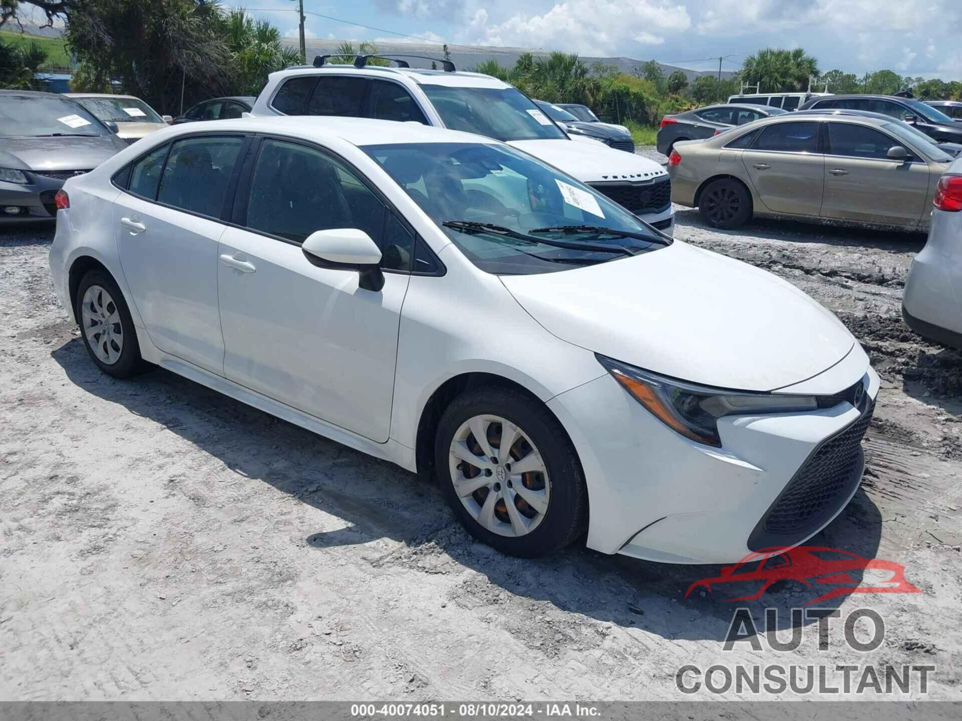 TOYOTA COROLLA 2020 - JTDEPRAE3LJ116226