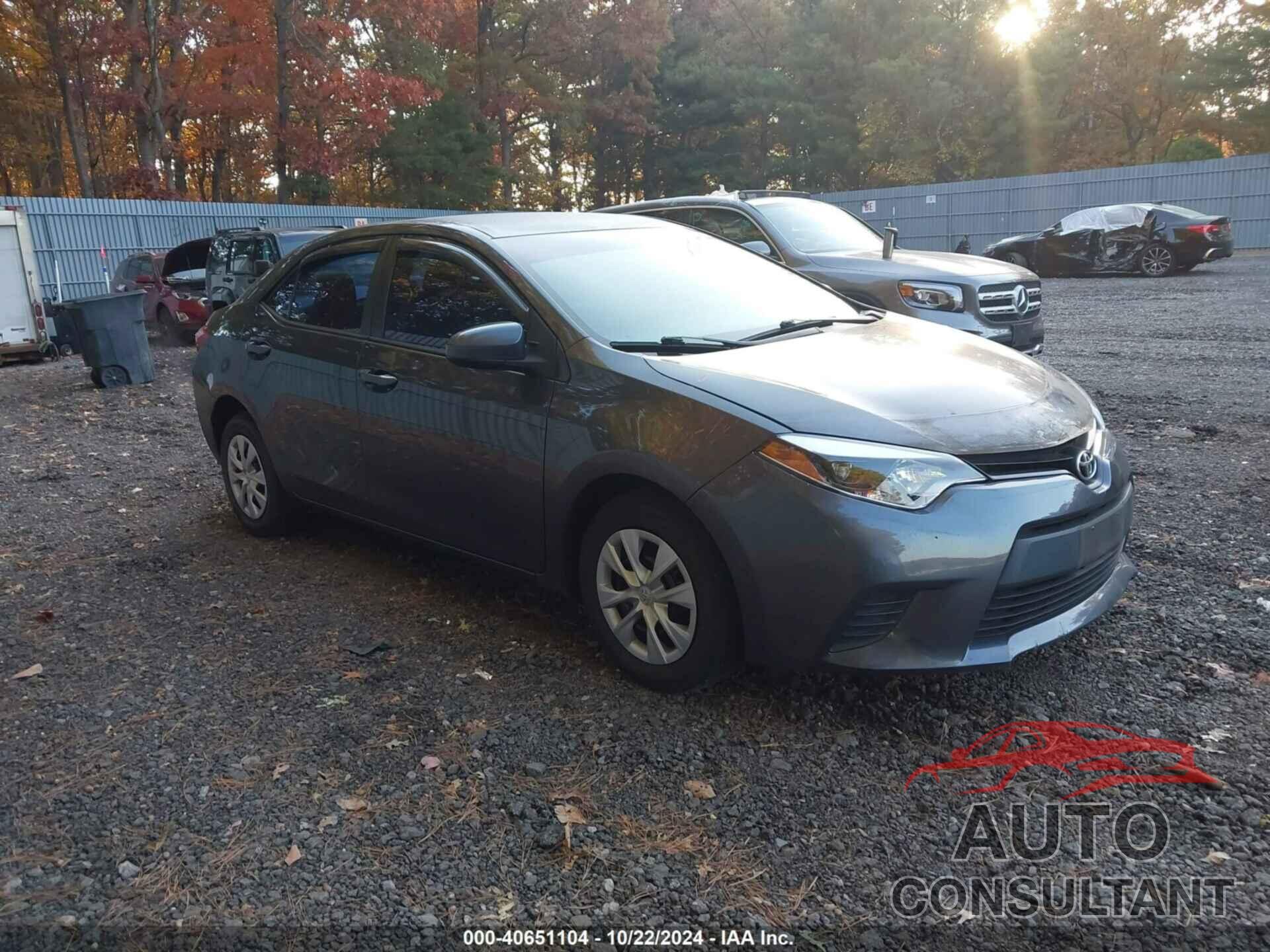 TOYOTA COROLLA 2016 - 2T1BURHE2GC511131