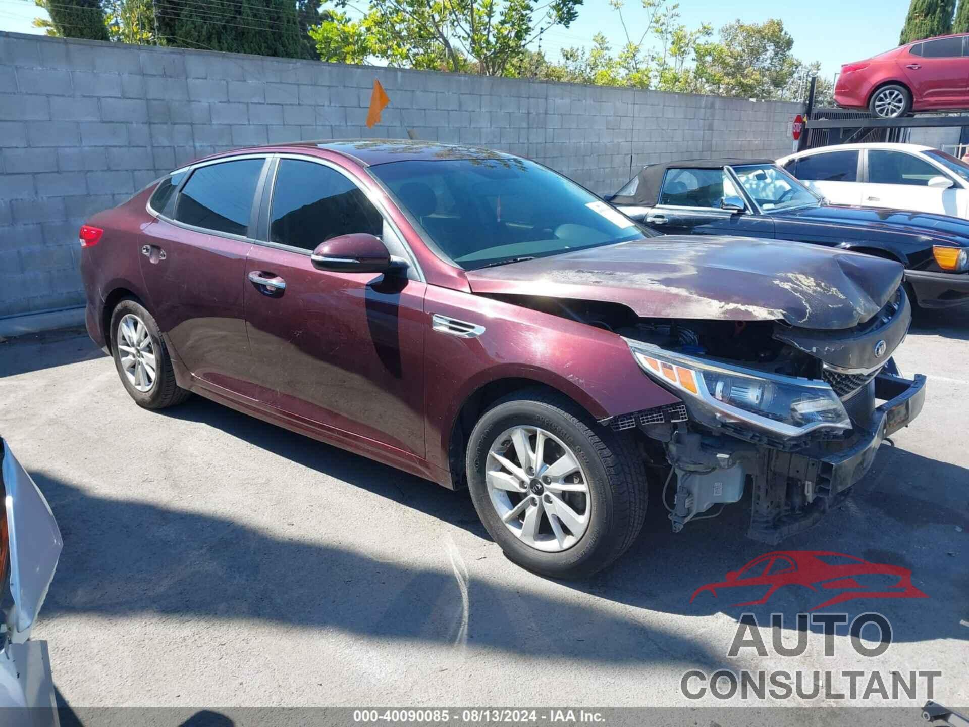 KIA OPTIMA 2016 - 5XXGT4L38GG022792