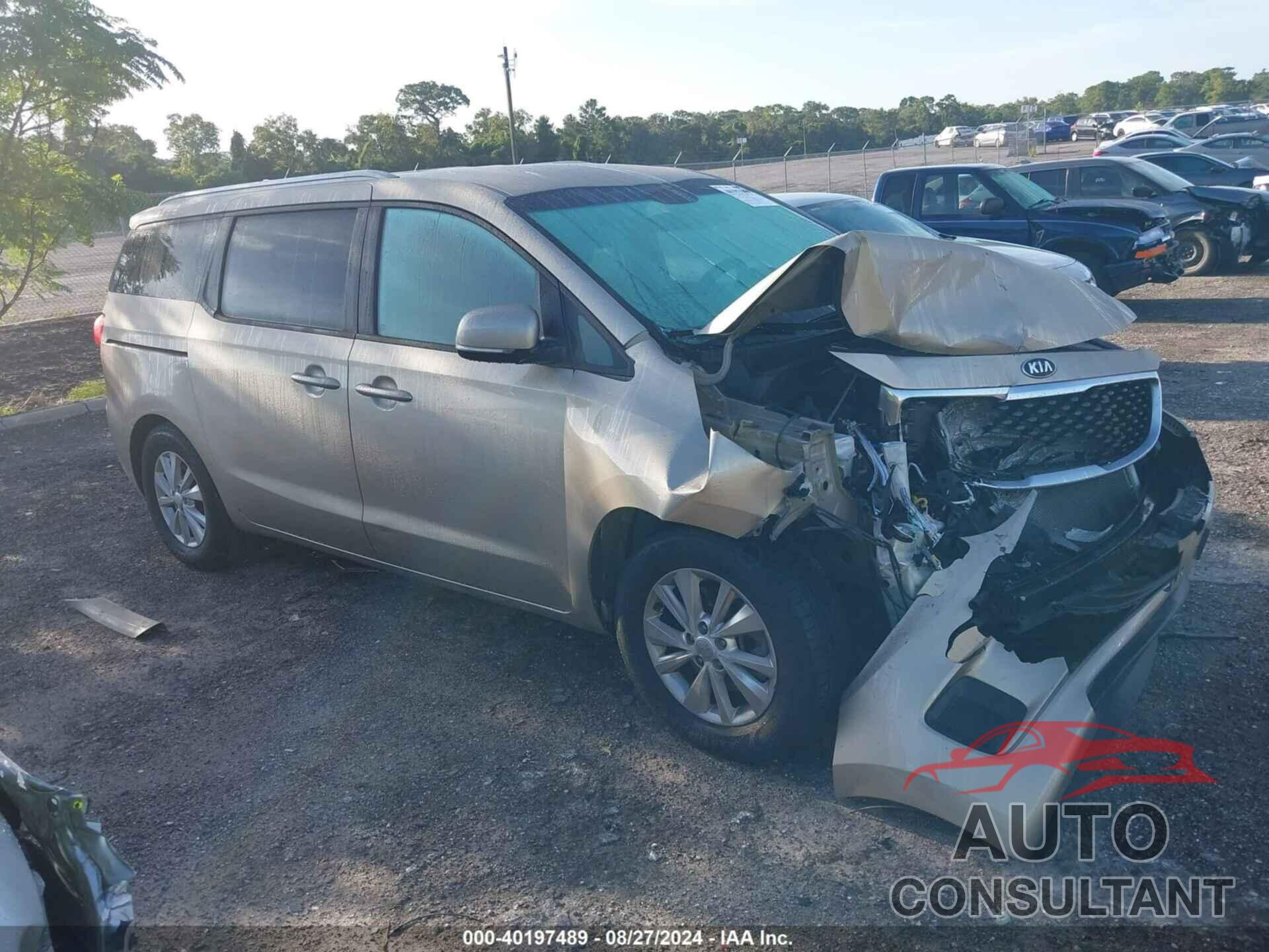KIA SEDONA 2016 - KNDMB5C10G6086866