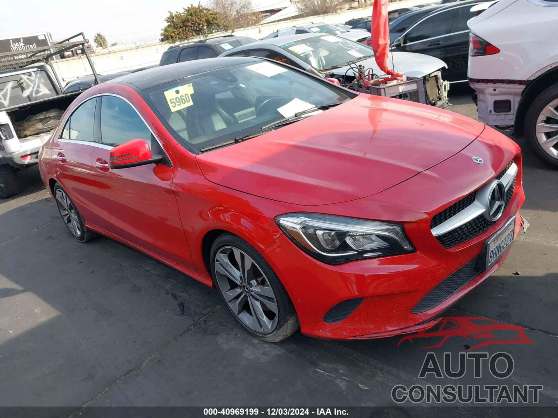 MERCEDES-BENZ CLA 250 2019 - WDDSJ4EB5KN714340