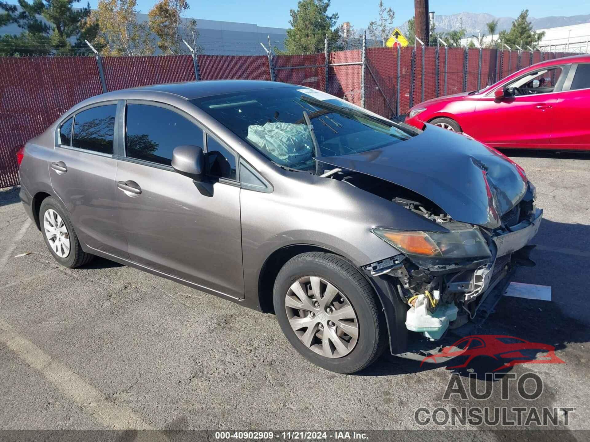 HONDA CIVIC 2012 - 19XFB2F50CE334186