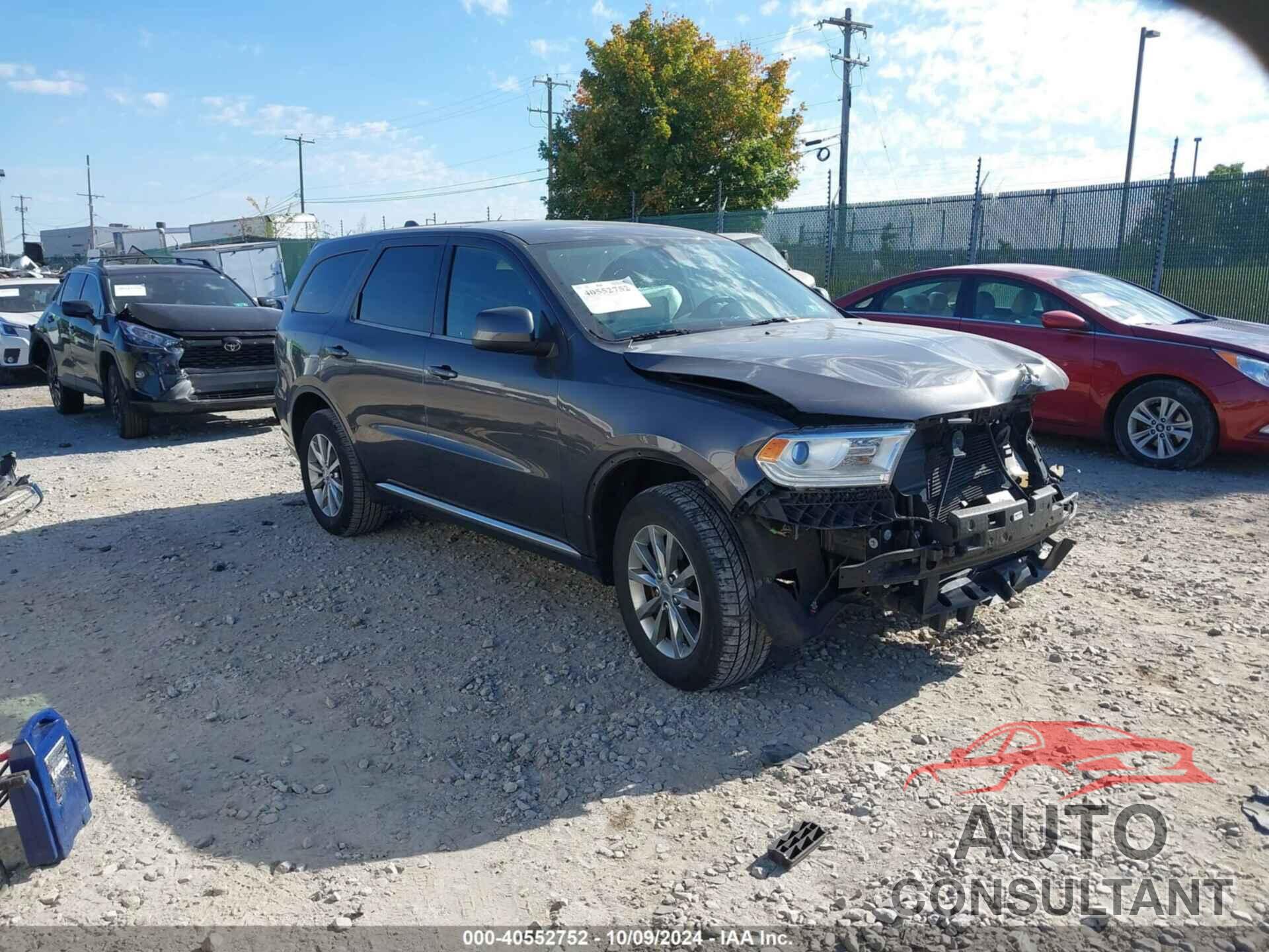 DODGE DURANGO 2018 - 1C4RDJAG4JC448447