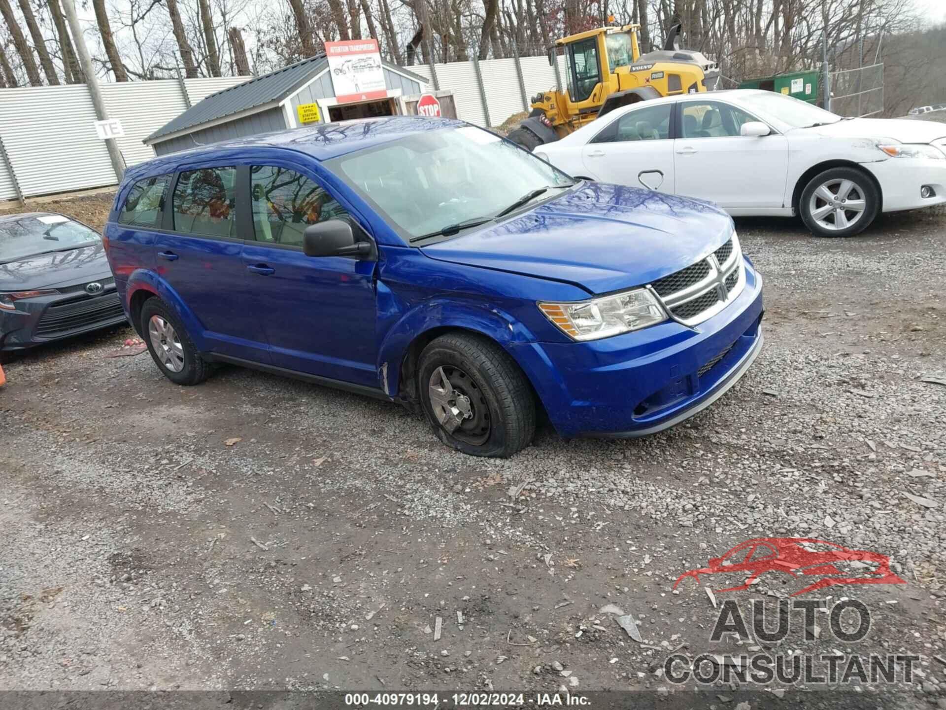 DODGE JOURNEY 2012 - 3C4PDCAB2CT366876