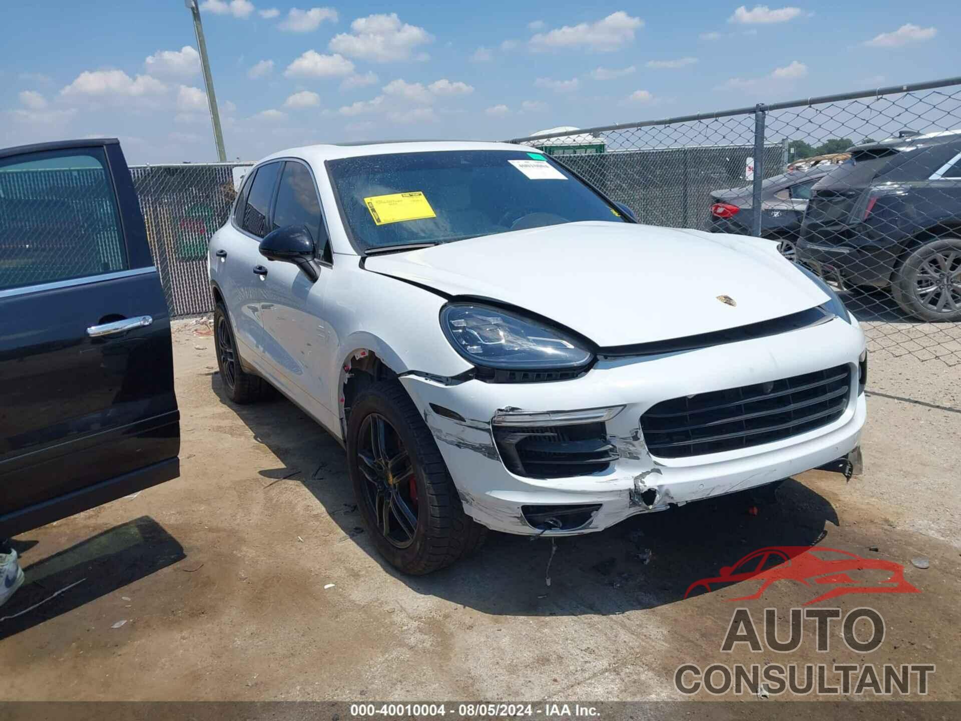 PORSCHE CAYENNE 2016 - WP1AB2A21GLA92253