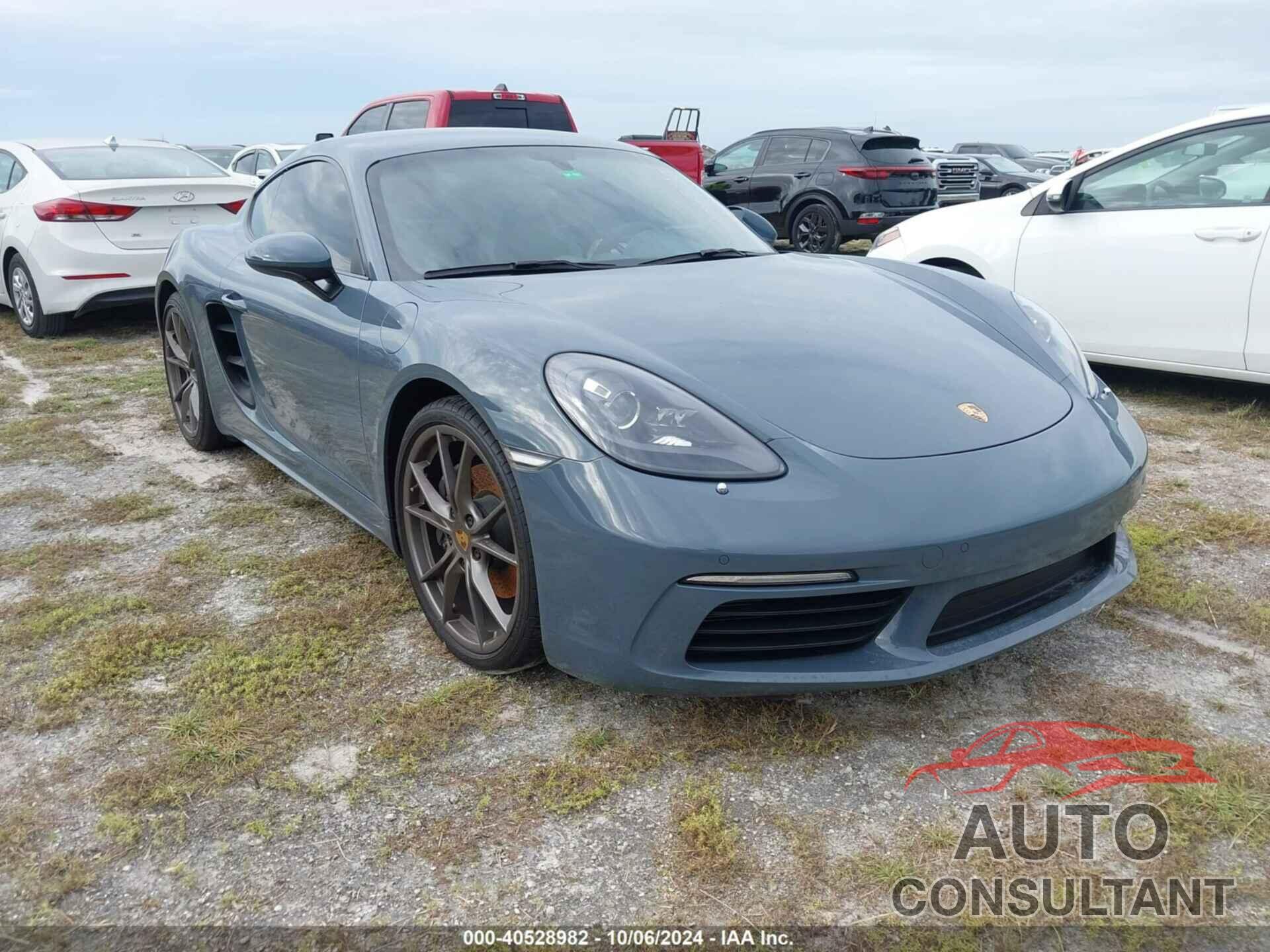 PORSCHE CAYMAN 2018 - WP0AA2A80JK261619