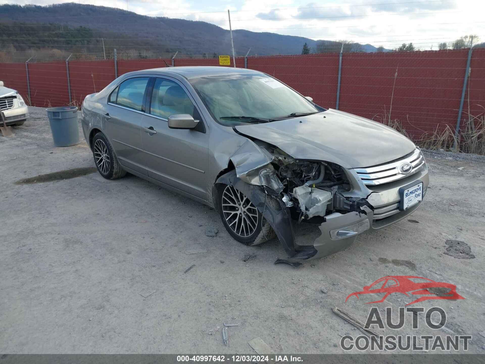 FORD FUSION 2009 - 3FAHP08179R191365