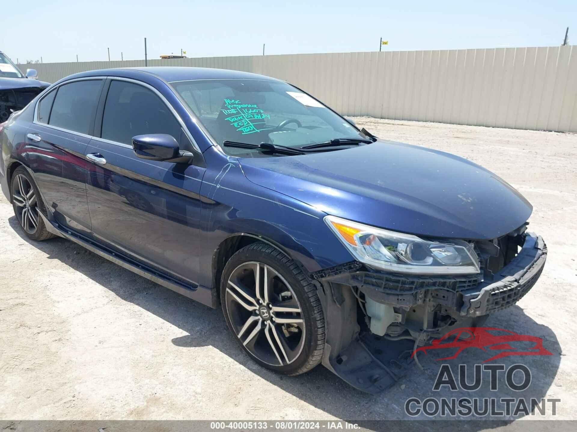 HONDA ACCORD 2016 - 1HGCR2F57GA130719