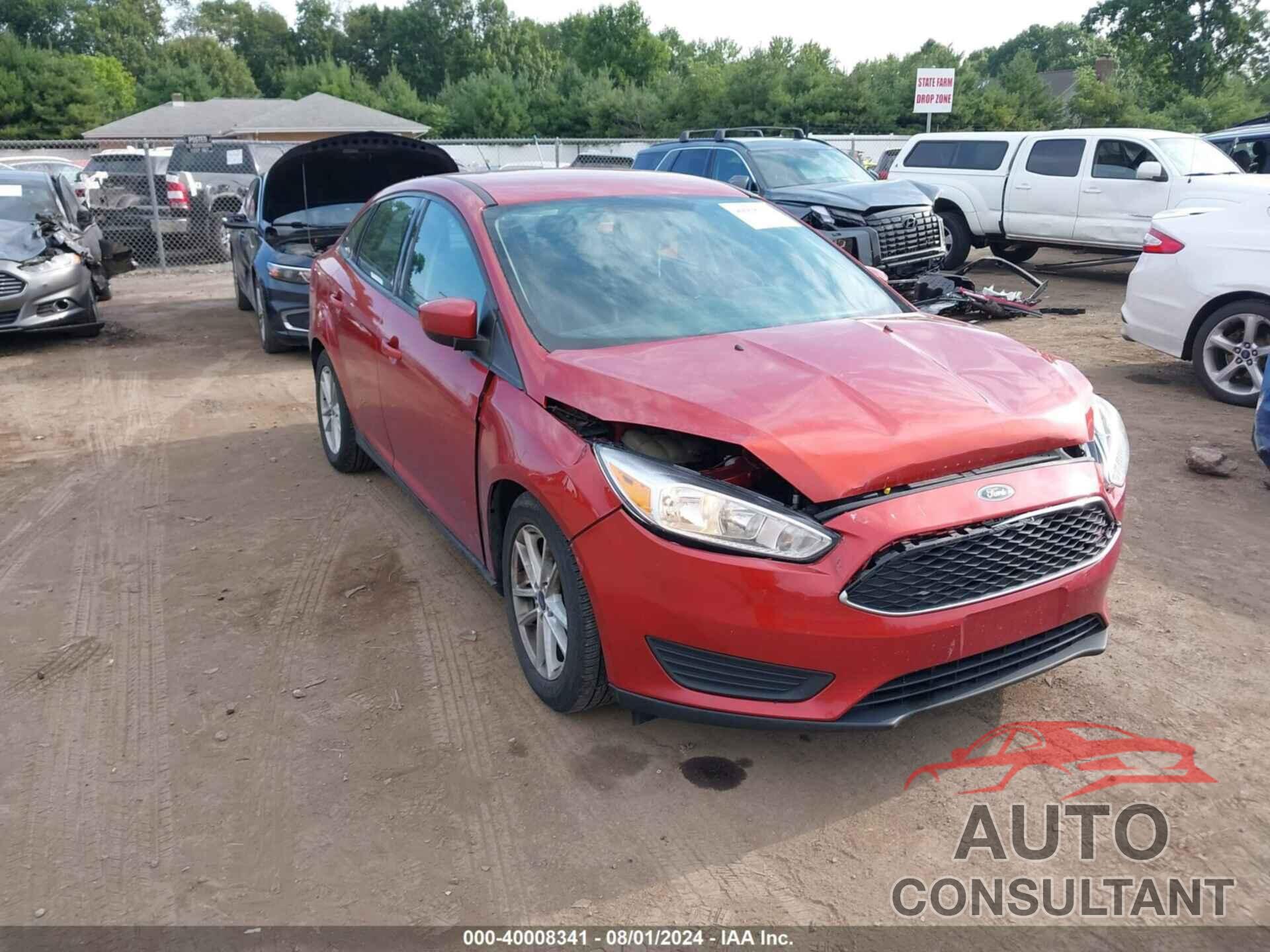 FORD FOCUS 2018 - 1FADP3F25JL292046